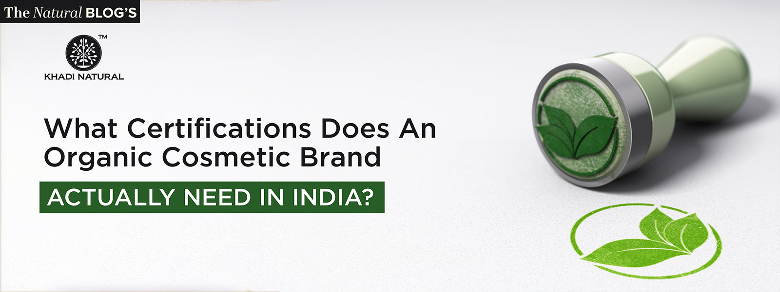 What Certifications Does an Organic Cosmetic Brand Actually Need in India?