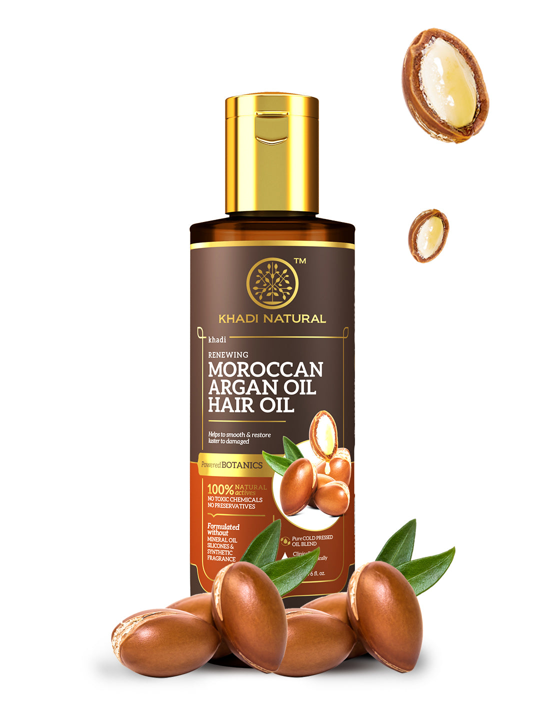 Khadi Natural Moroccan Argan Hair oil - 200ml