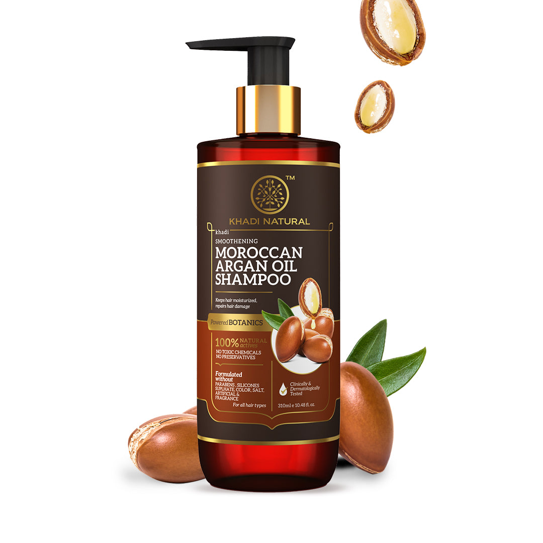 Khadi Natural Moroccan Argan Hair Shampoo Sulphate free - 310ml