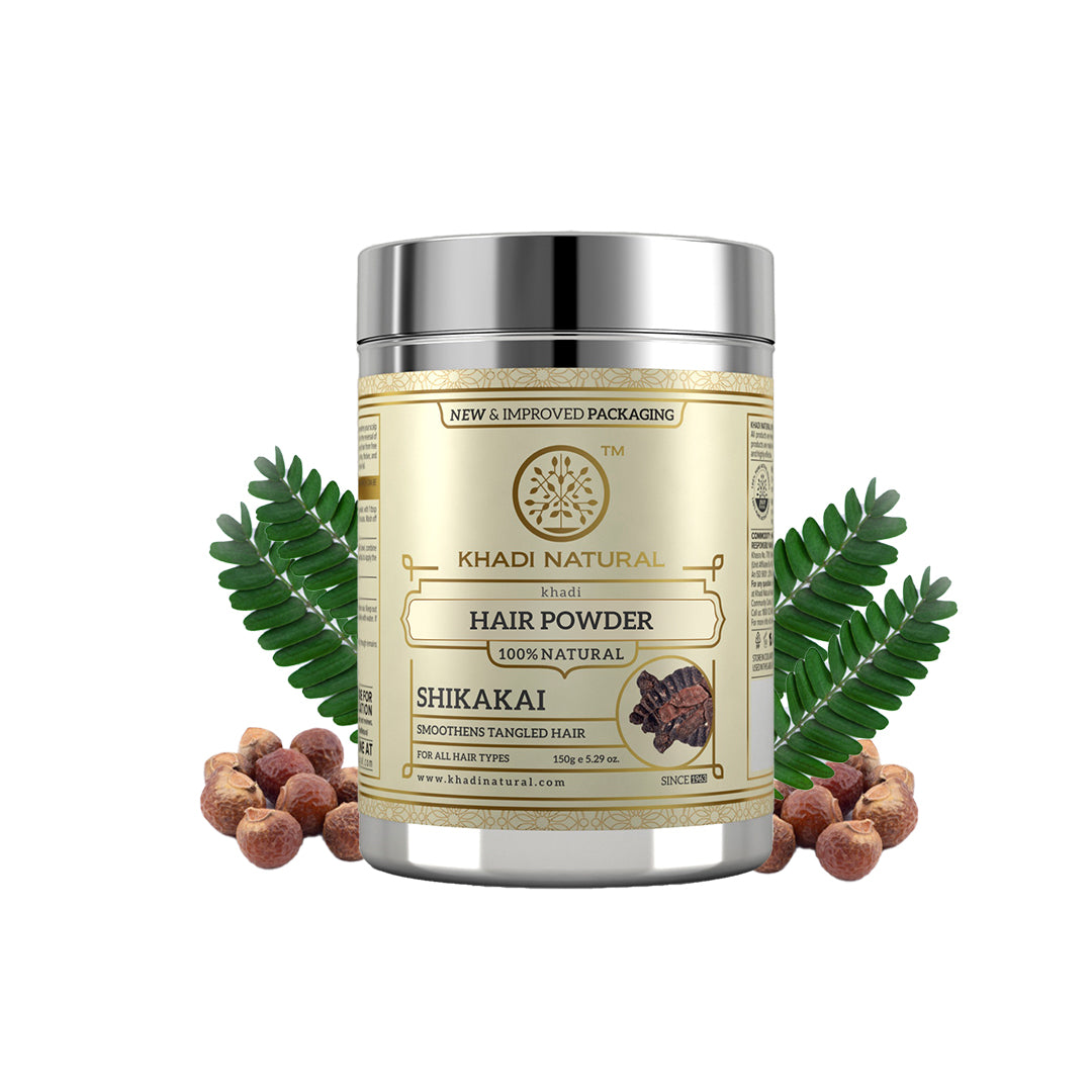 Khadi Natural Organic Shikakai Powder For Hair Wash - 150gm