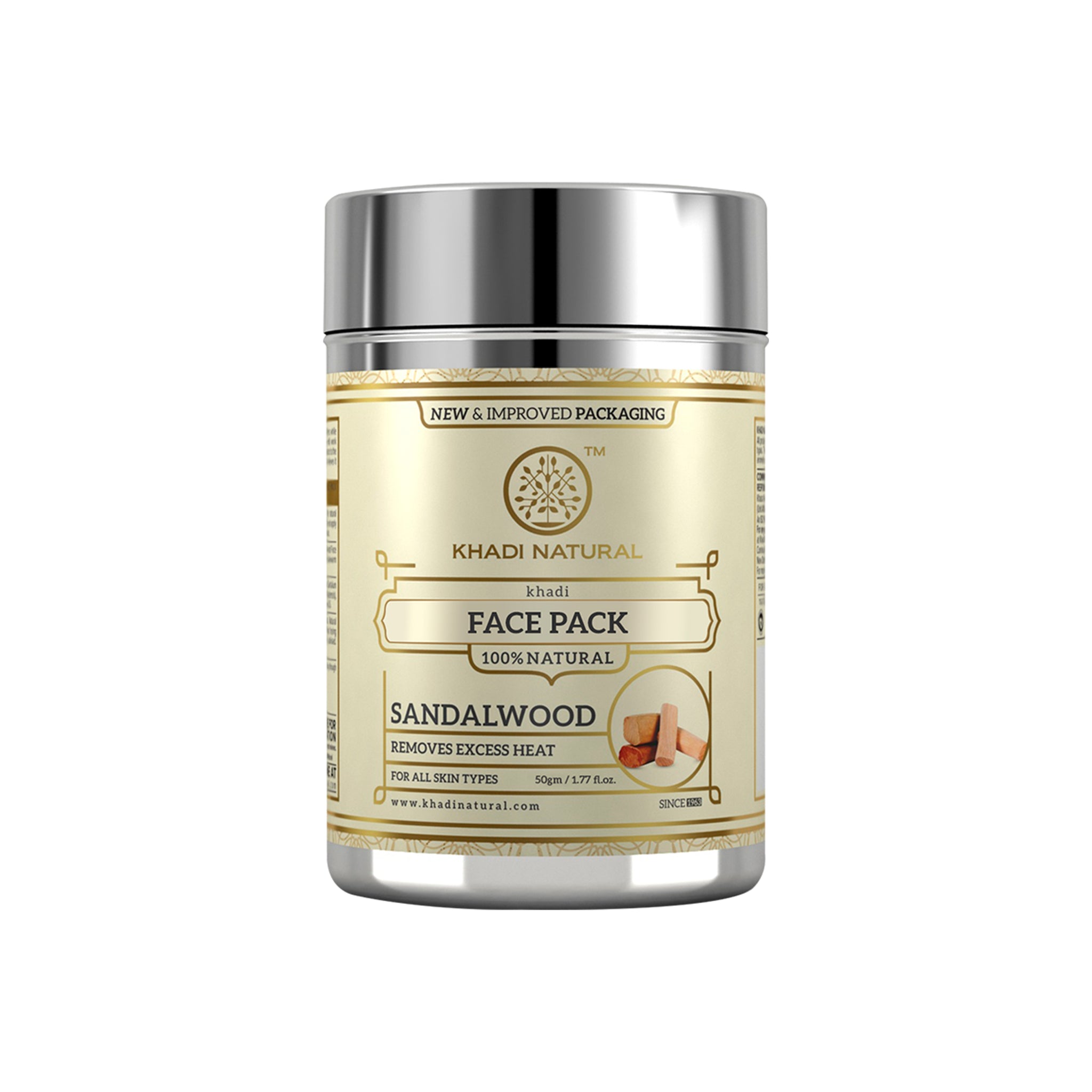 Khadi Natural Sandalwood Face Pack - 50gm