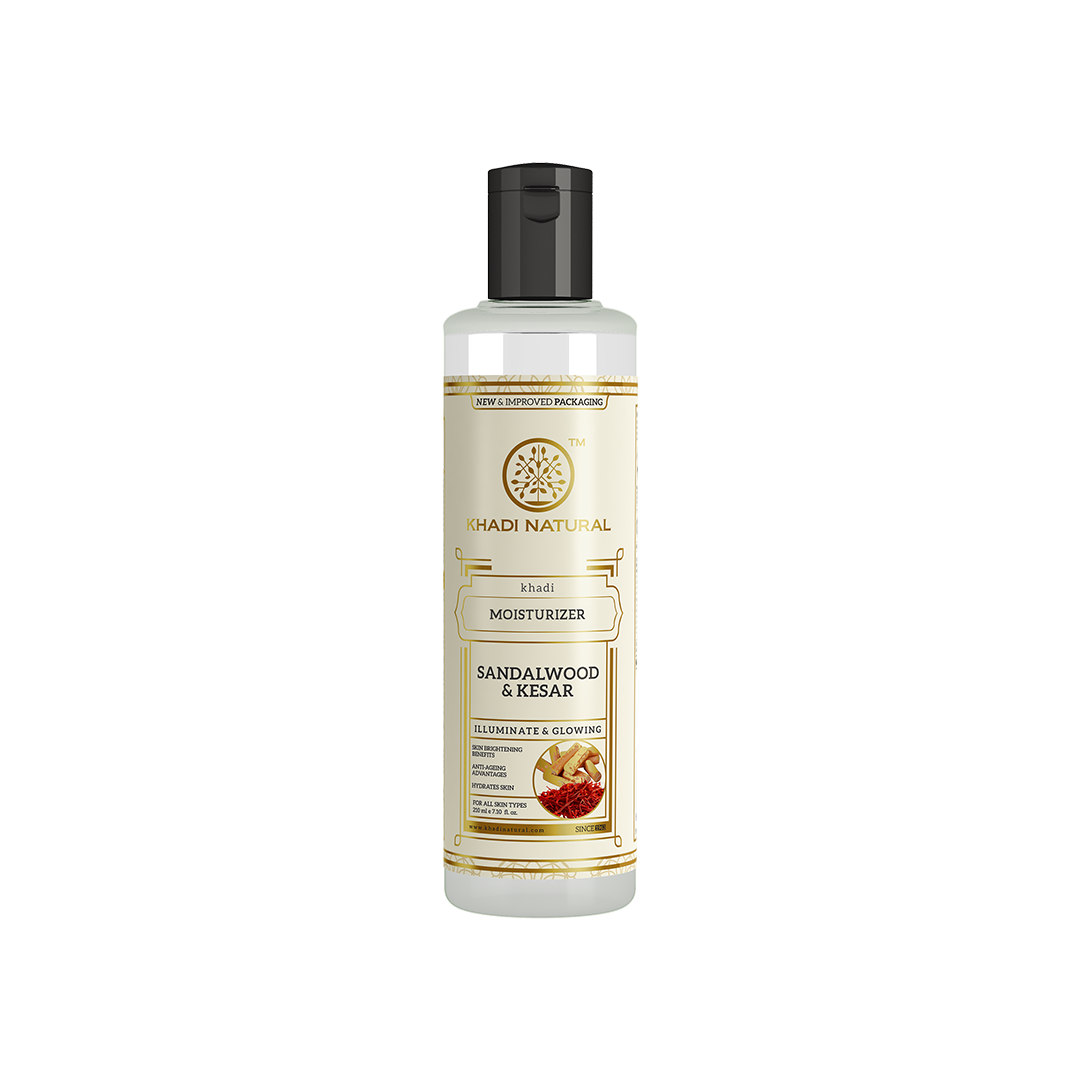 Khadi Natural Sandalwood & Kesar Moisturizer - 210ml