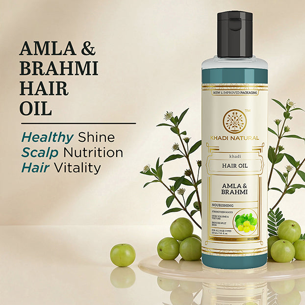 Khadi Natural Deep Hair Nourishment Cleanser, Oil & Conditioner Kit - 3 Step Set