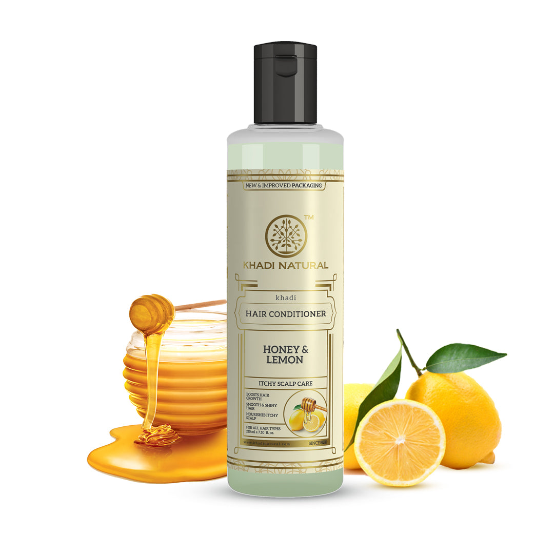 Khadi Natural Honey & Lemon Hair Conditioner - 210ml