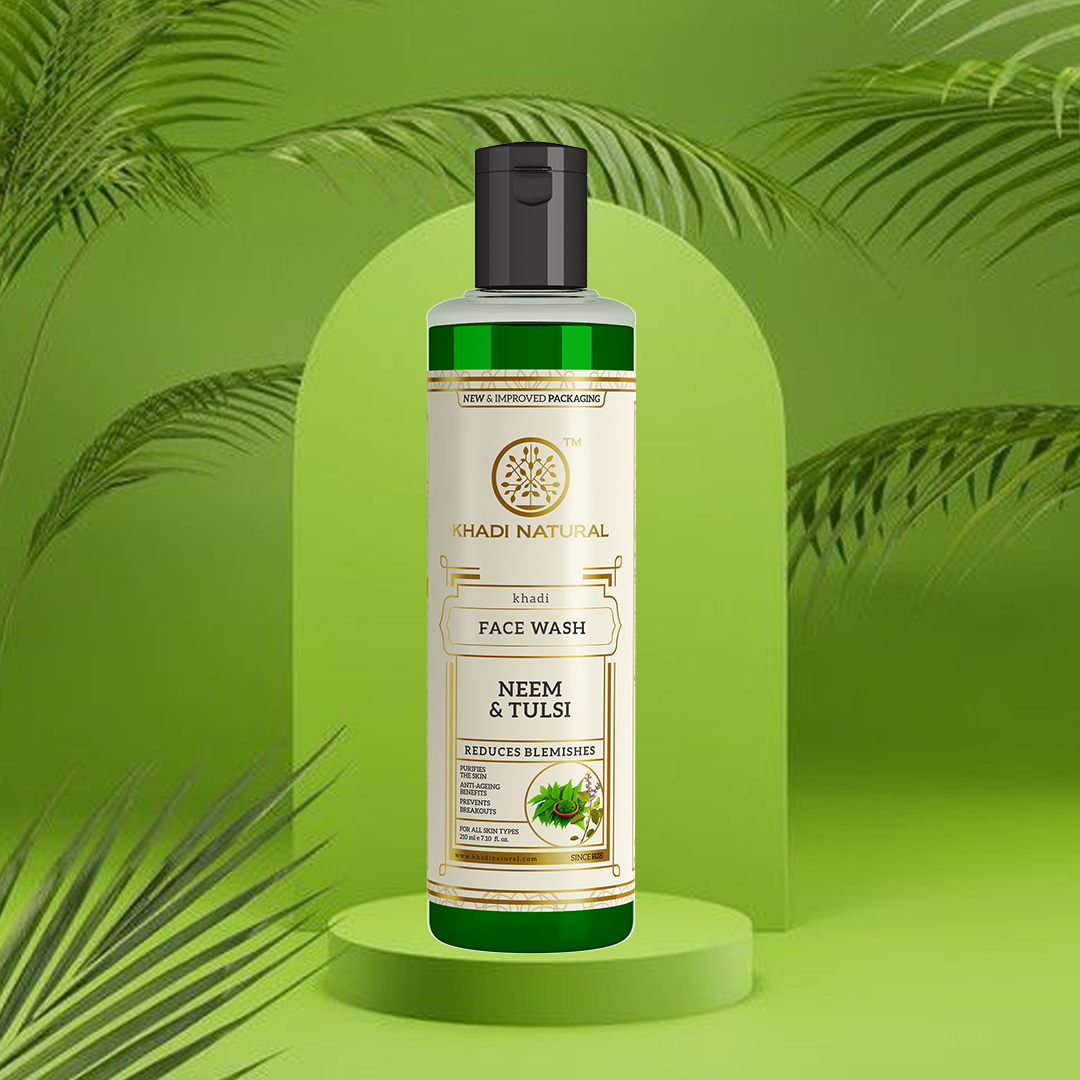 Khadi Natural Neem & Tulsi Face Wash - 210ml