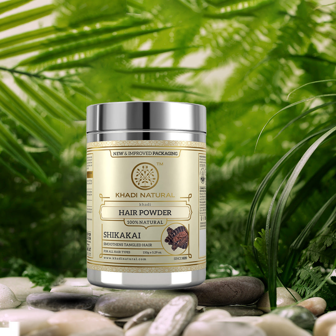Khadi Natural Organic Shikakai Powder For Hair Wash - 150gm