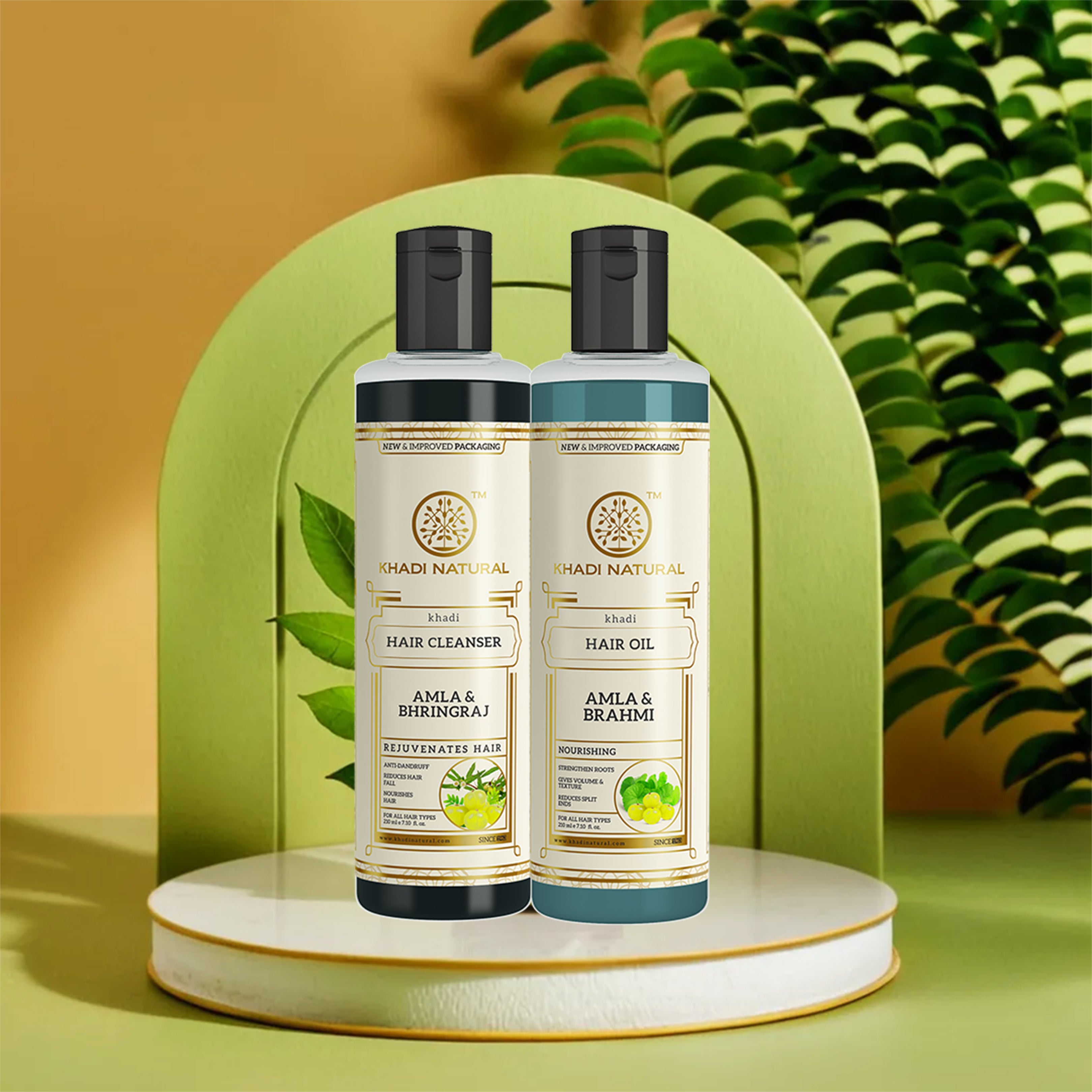 Khadi Natural Amla Hair Care Pack - 210ml Each