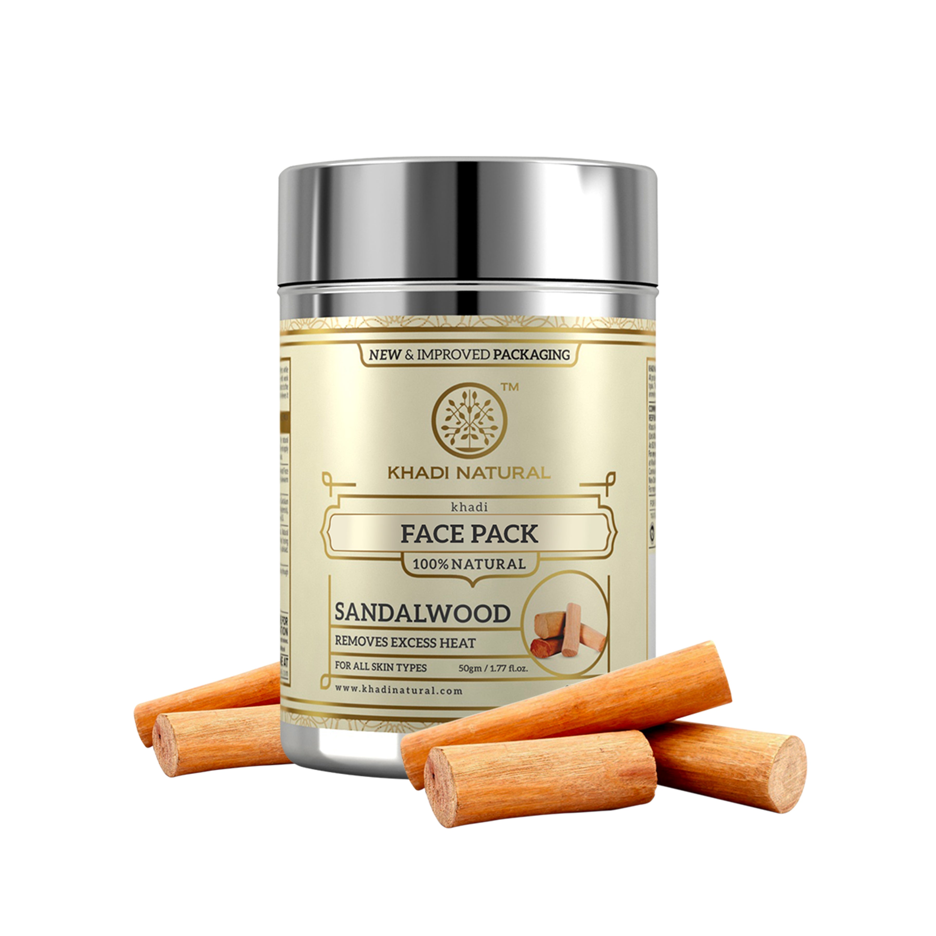 Khadi Natural Sandalwood Face Pack - 50gm