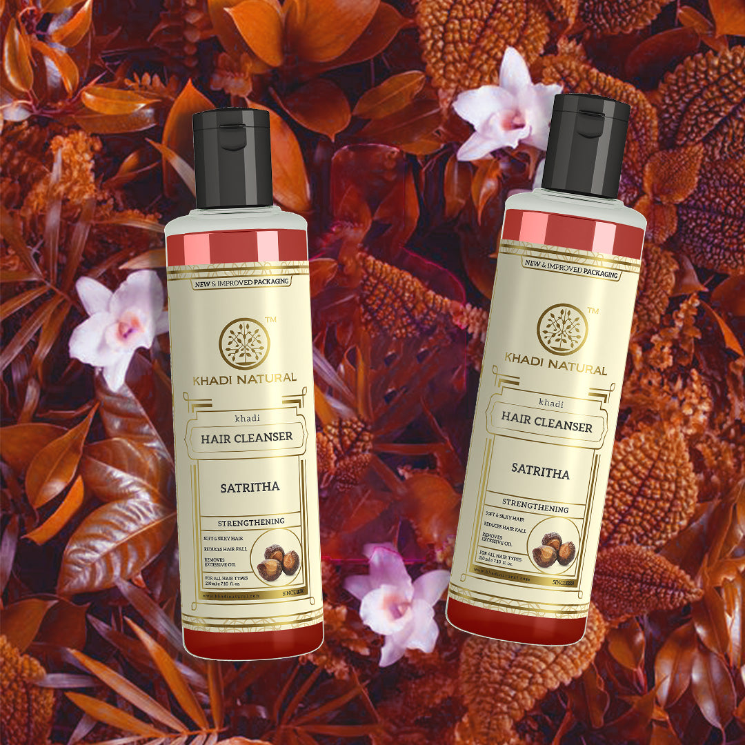 Khadi Natural Satritha Hair Cleanser - 210ml