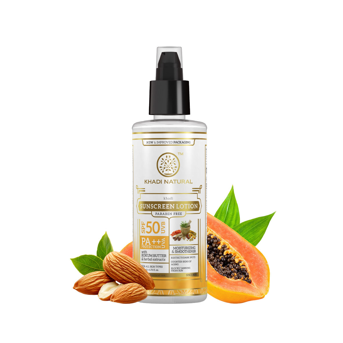 Khadi Natural Sunscreen Moisturising Lotion - SPF 50 - 100ml