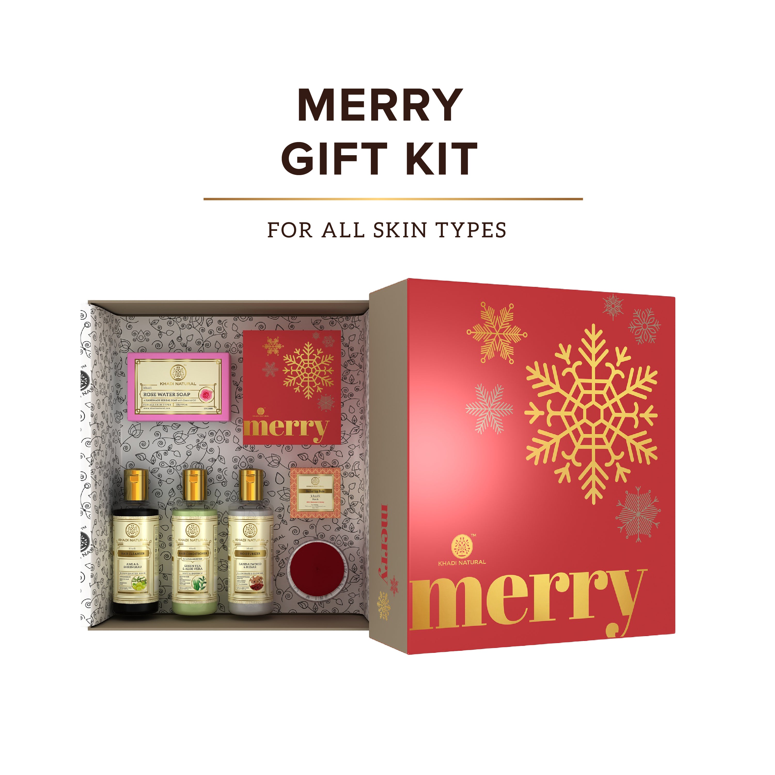 Khadi Natural Merry Gift Pack