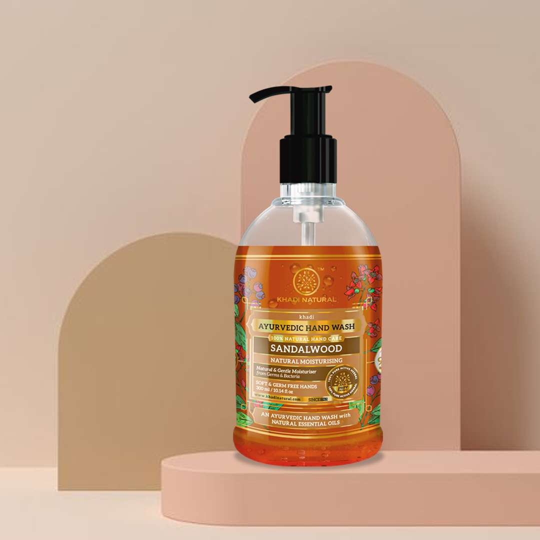 Khadi Natural Moisturizing Sandalwood Handwash - 300ml