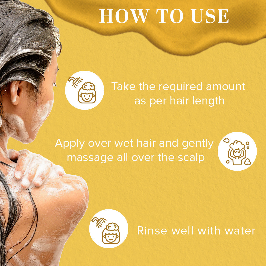 Khadi Natural Honey & Lemon Hair Cleanser - 210ml