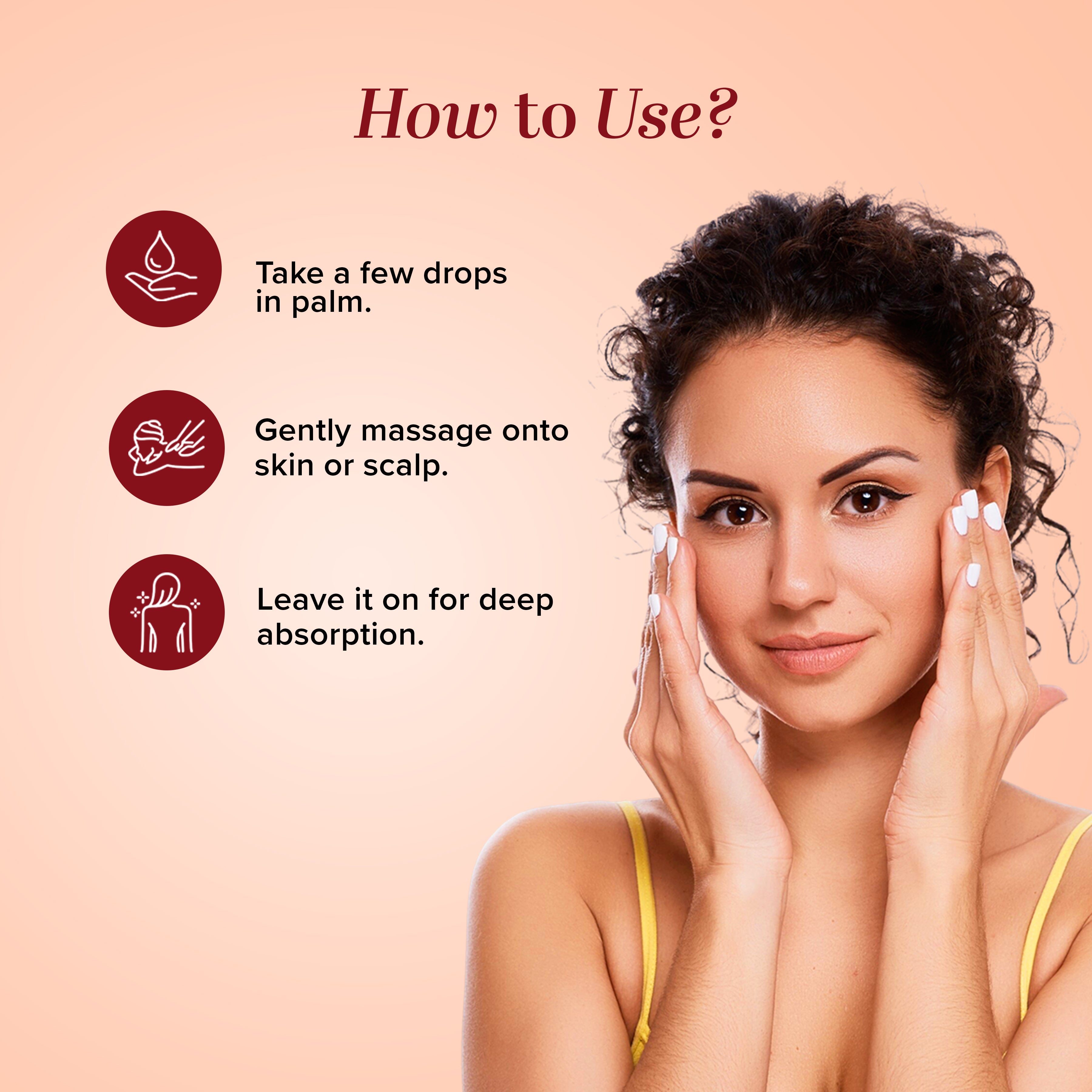 Khadi Natural Sandalwood Massage Oil - 210ml