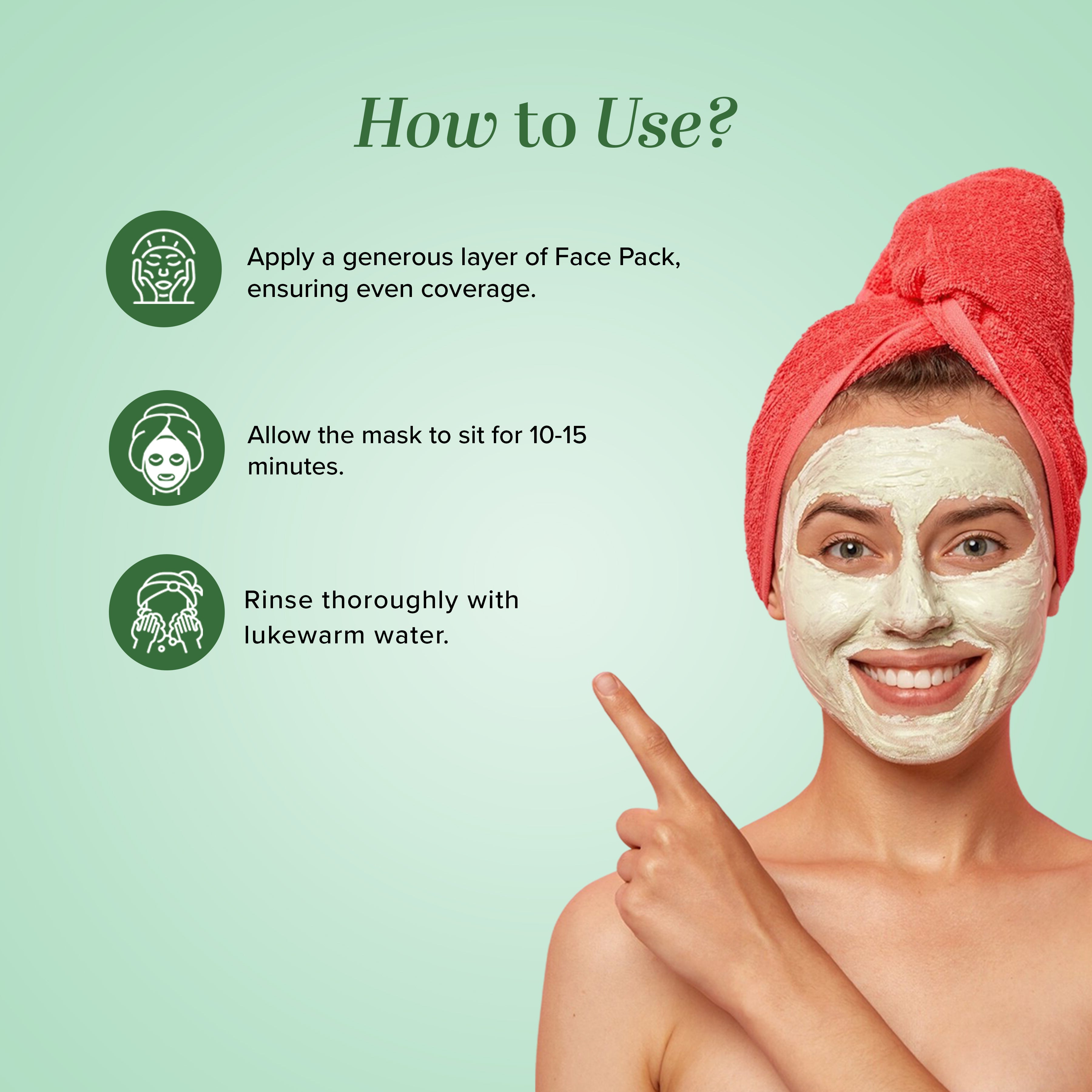 Khadi Natural Neem Tulsi Face Pack - 100gm