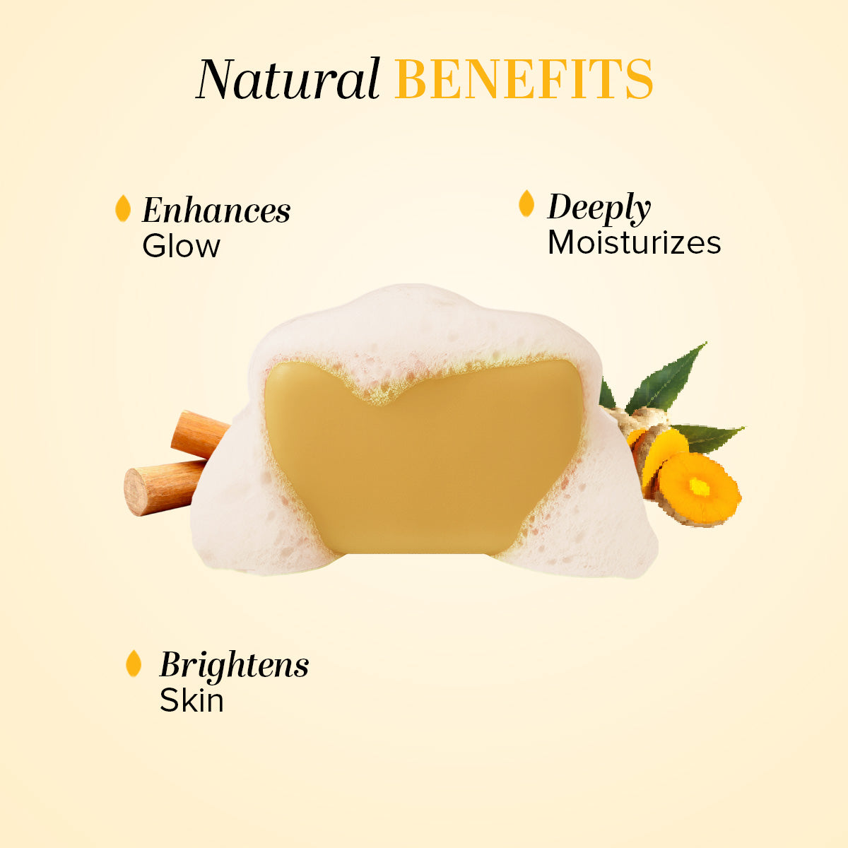 Khadi Natural Herbal Chandan Haldi Soap Combo Pack Of 3 – 125gm Each