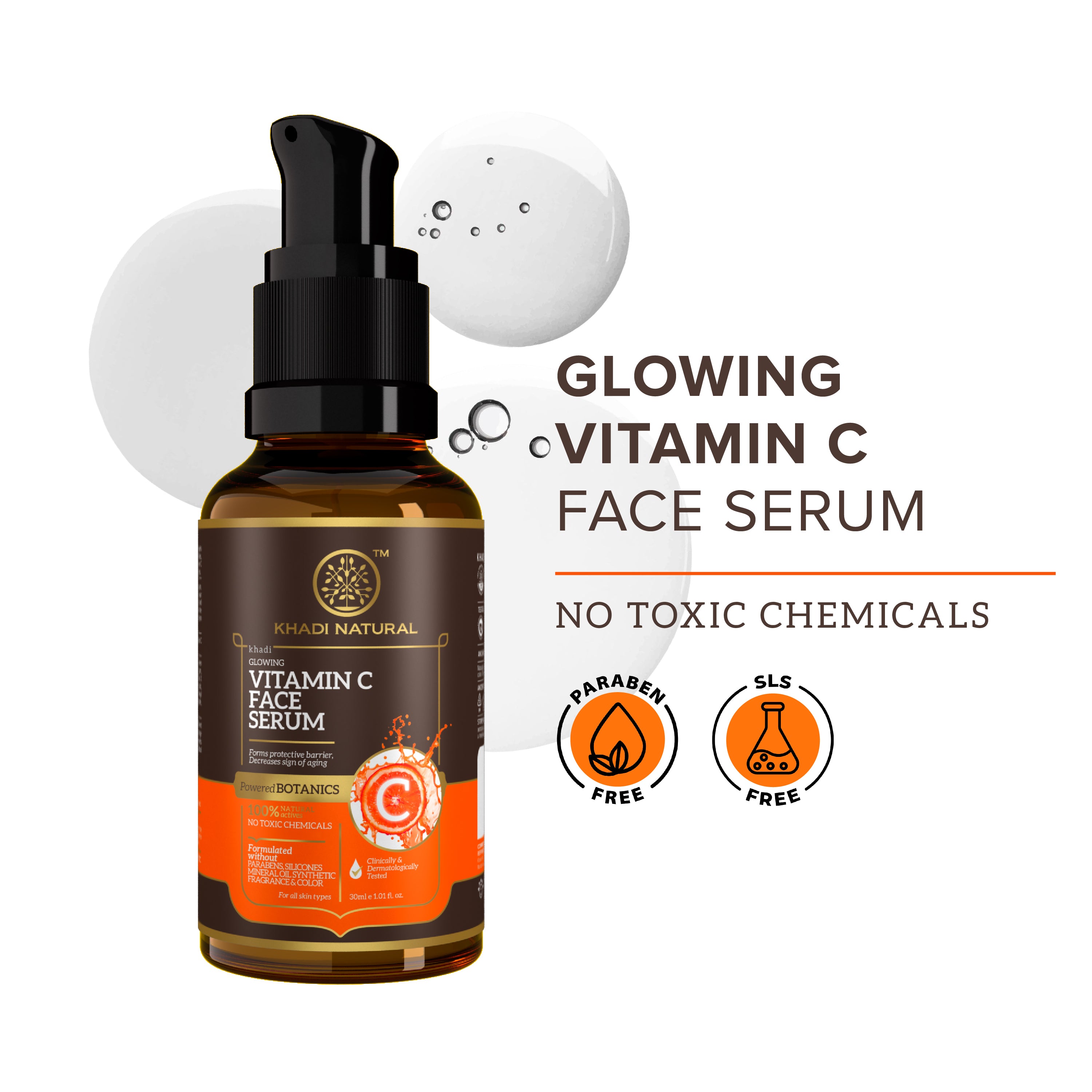 Khadi Natural Vitamin C Face Serum - 30ml