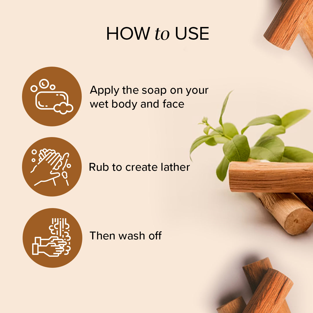 Khadi Natural Sandalwood Soap Combo Pack Of 8 – 125gm Each