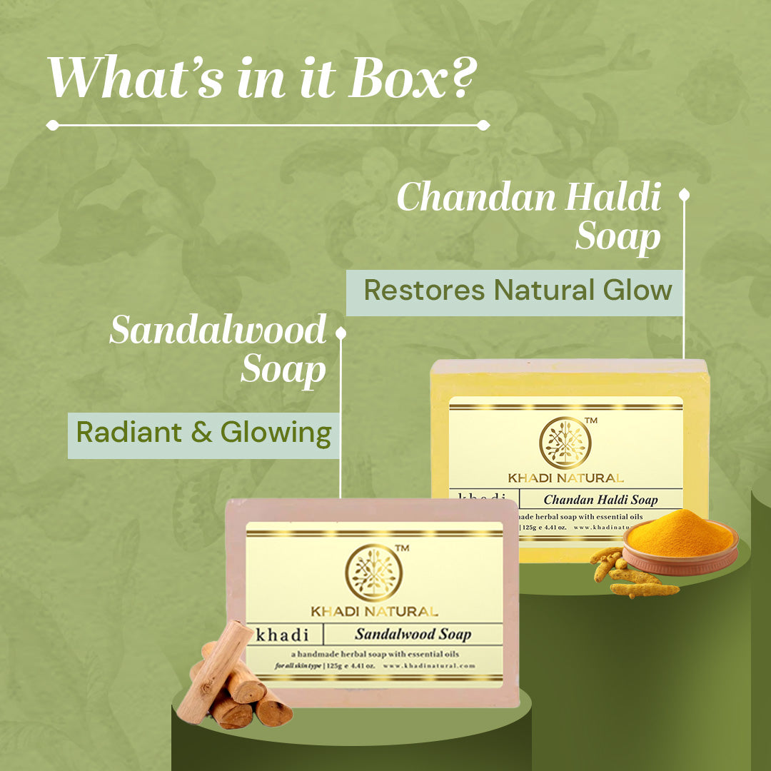 Khadi Natural Ayurvedic Soap Kit Combo Pack Of 4 – 100gm Each