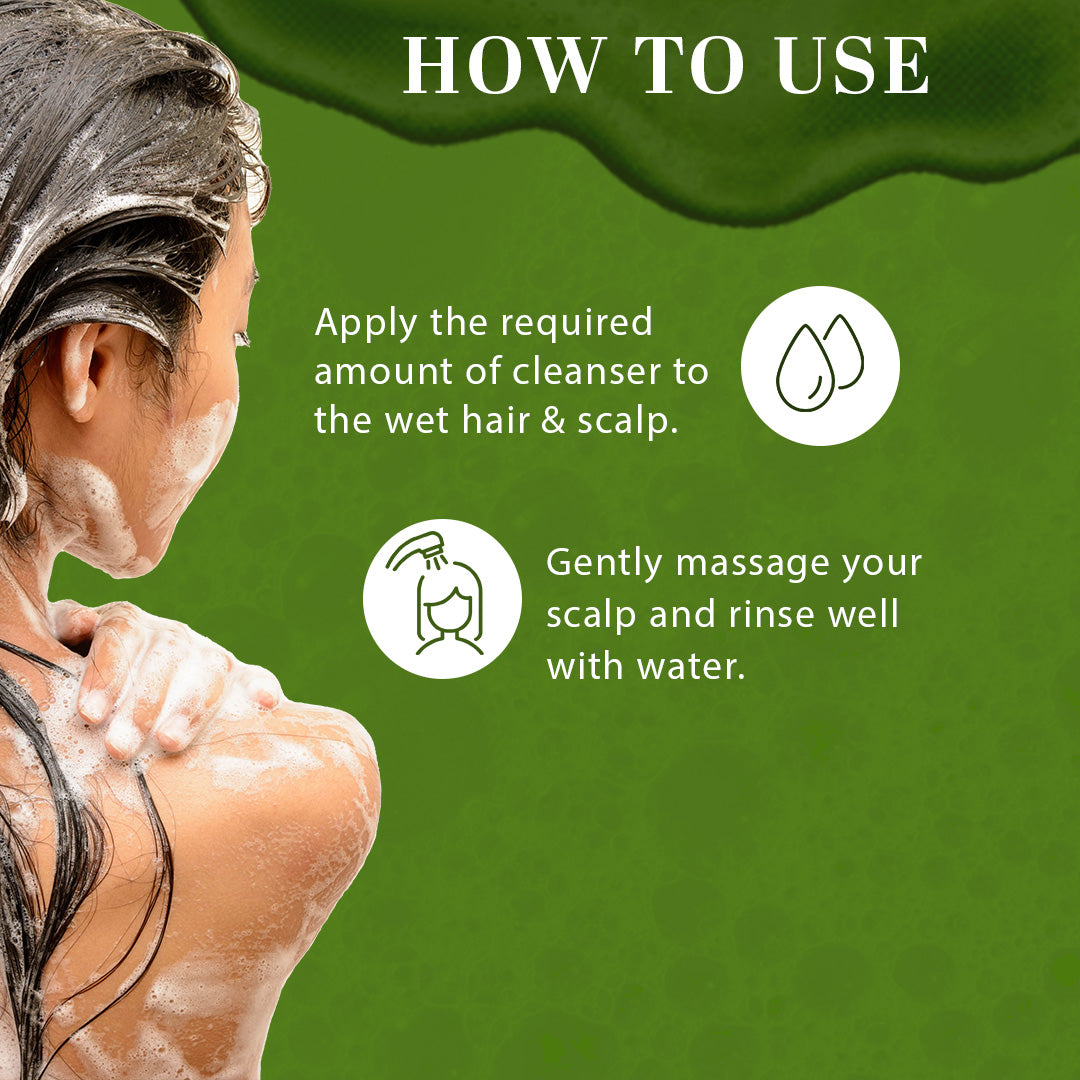 Khadi Natural Amla & Bhringraj Hair Cleanser-SLS/Paraben Free Combo Pack of 2 - 210ml each