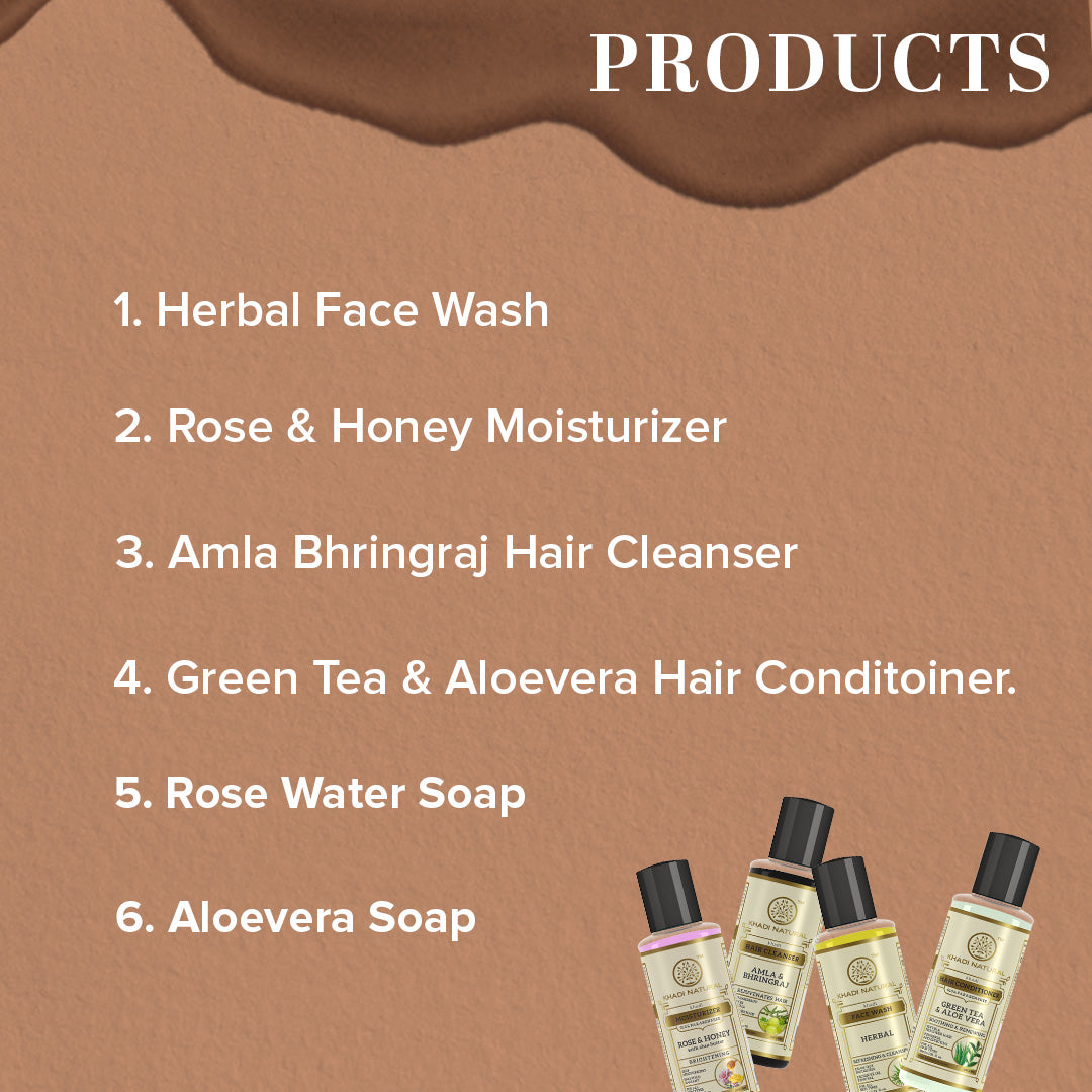 Khadi Natural Herbal Travel Kit