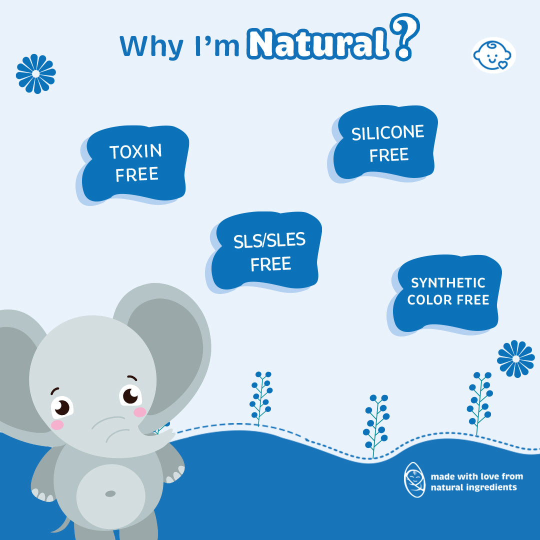 Khadi Natural Baby Hair Cleanser Made with Rice and Triphala, Tear-free Baby Shampoo - 200ml