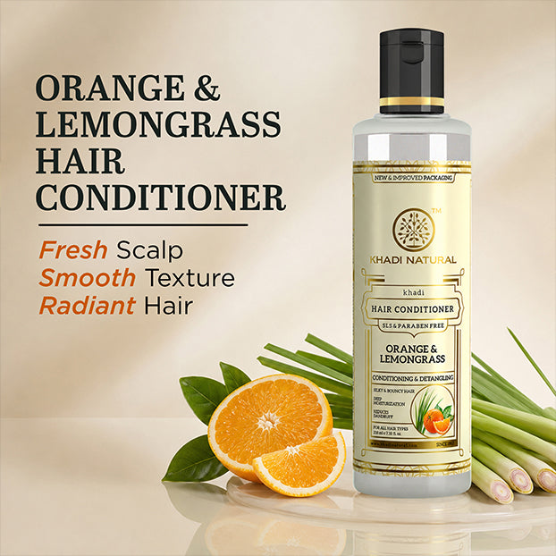 Khadi Natural Oily Scalp Balance Cleanser & Conditioner Care Kit - 2 Step Set