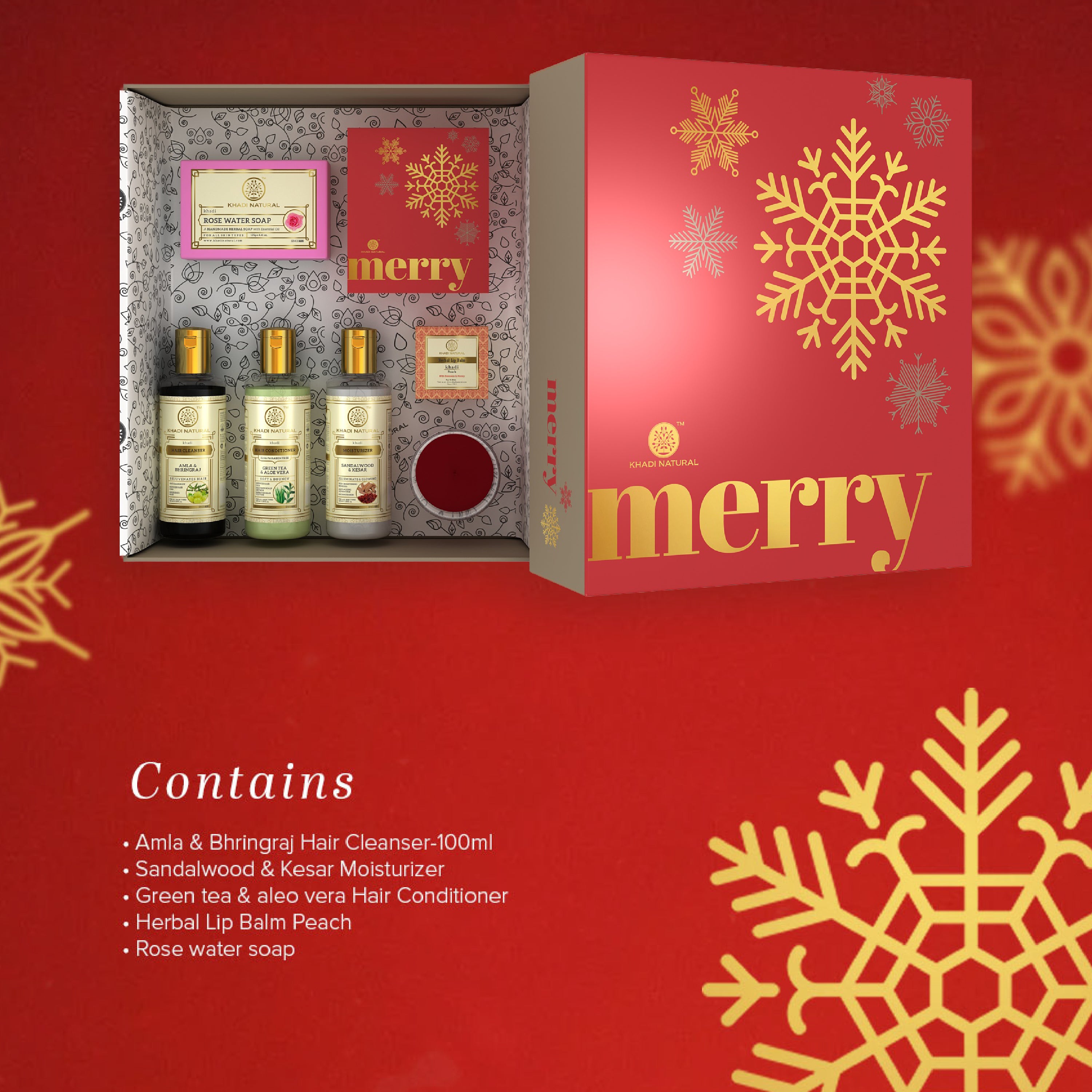 Khadi Natural Merry Gift Pack