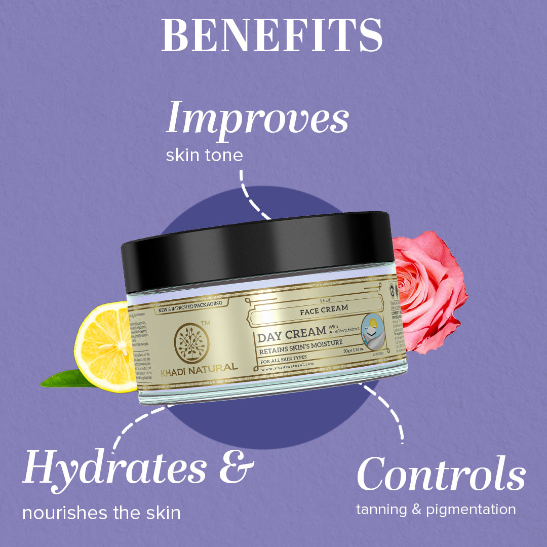 Khadi Natural Herbal Day Cream - 50gm