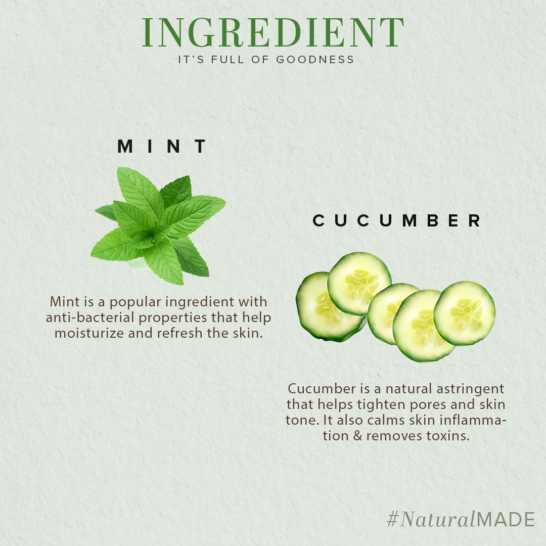 Khadi Natural Mint & Cucumber Face Spray - 100ml