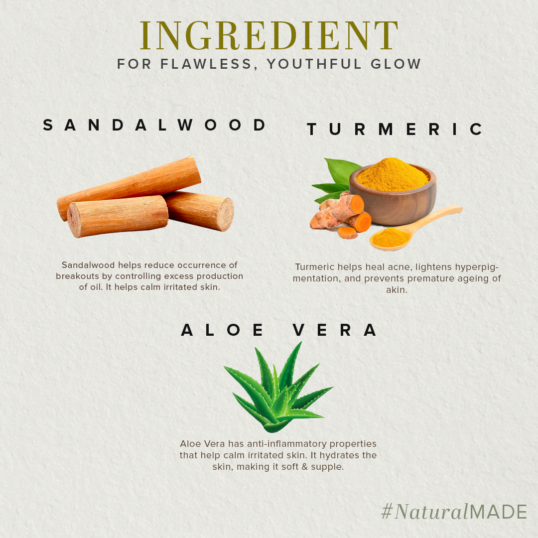 Khadi Natural Gold Thermo Herb Skin Tightning Face Pack - 100gm