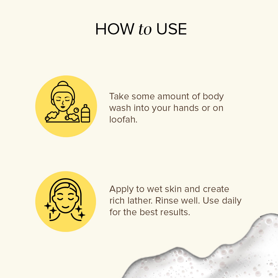 Khadi Natural Jasmine & Mongra Body Wash SLS & Paraben Free - 210ml