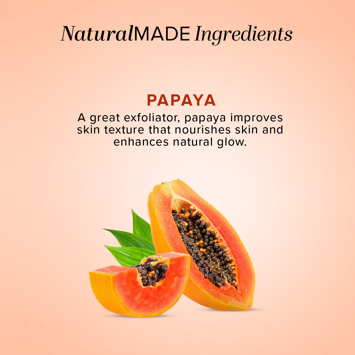 Khadi Natural Papaya Face Wash Sls & Paraben Free-100 g