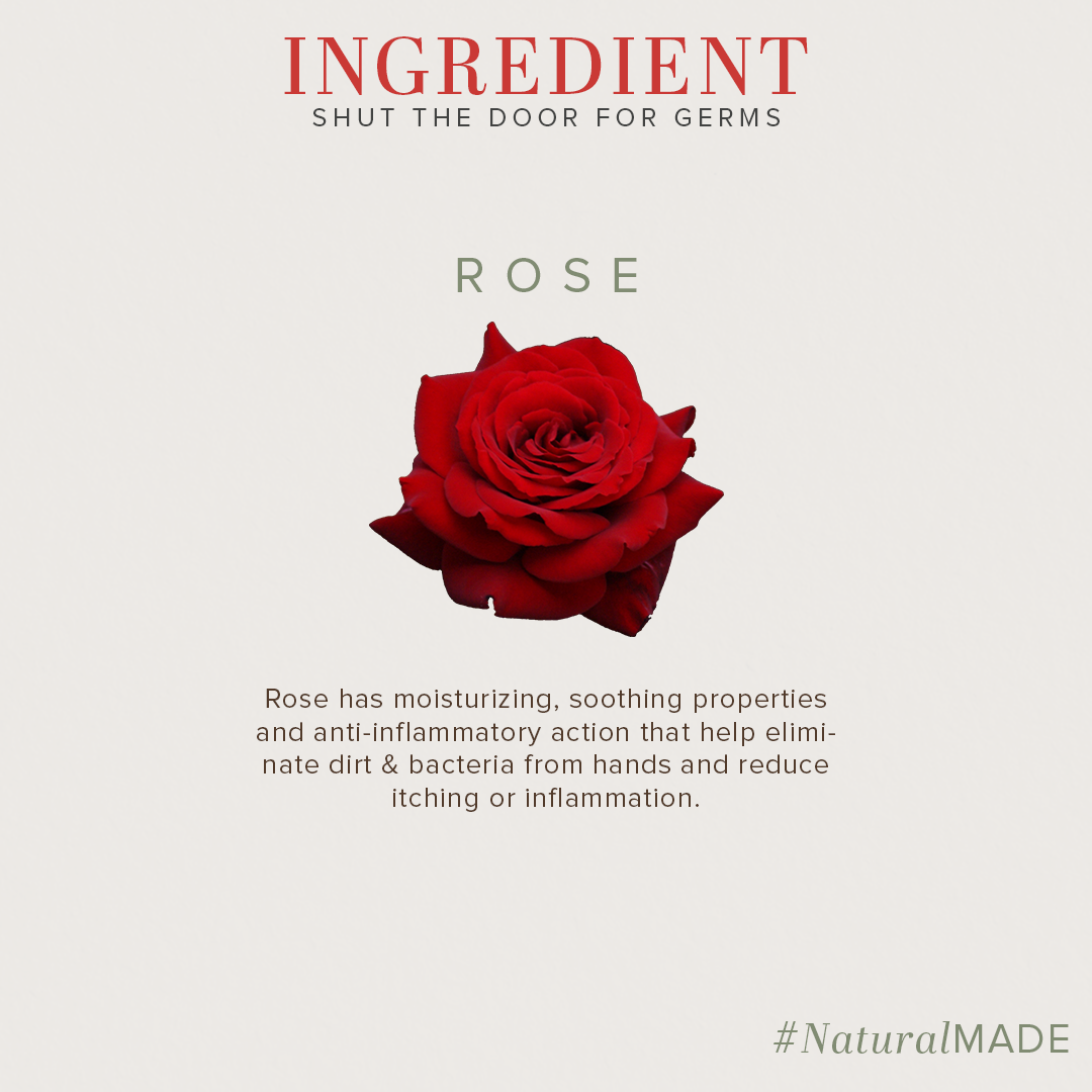 Khadi Natural Anti Germ Rose Handwash - 300ml