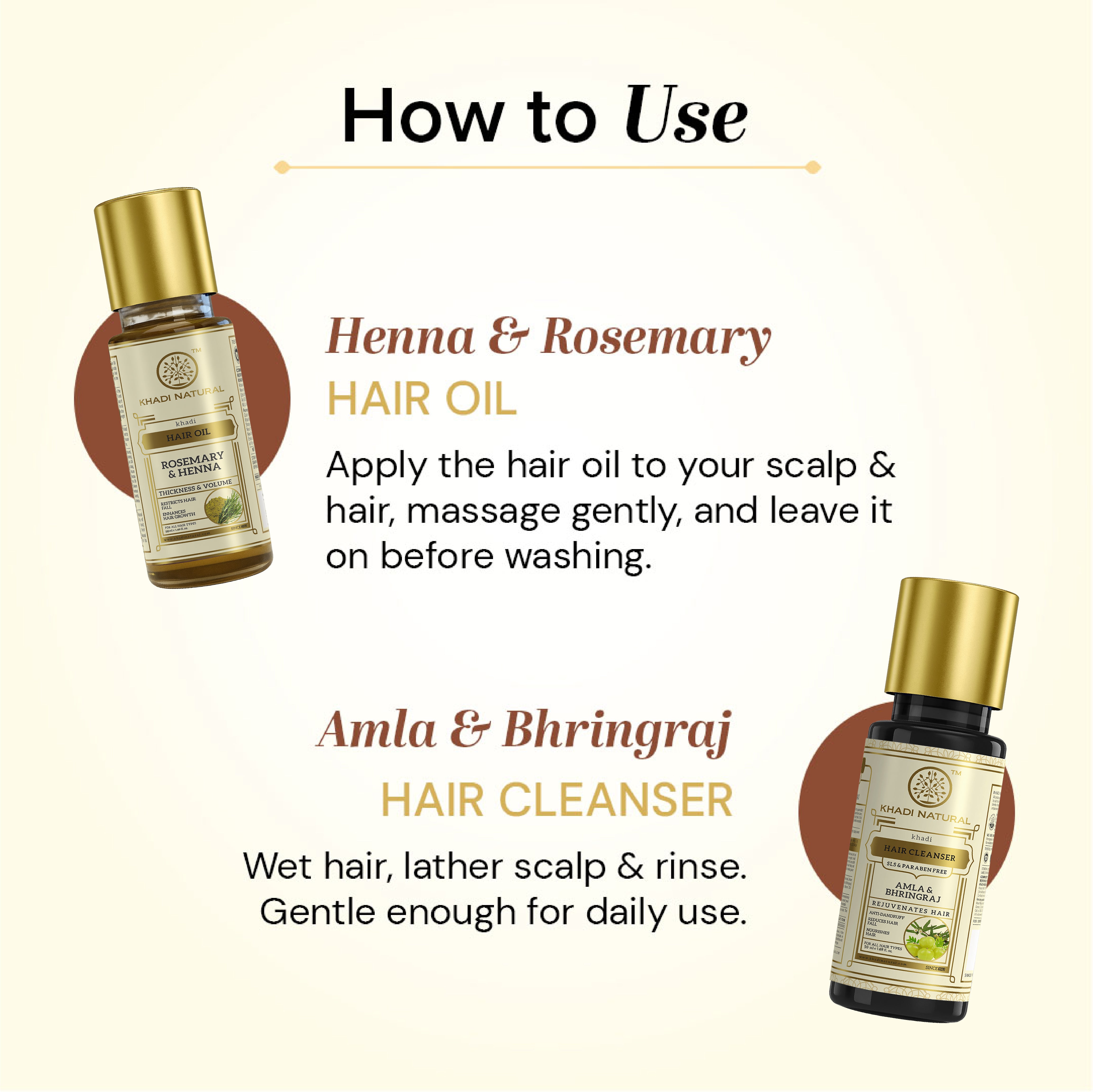 Khadi Natural Hair Care Kit Combo Pack Of 4 β 50ml Each Sale