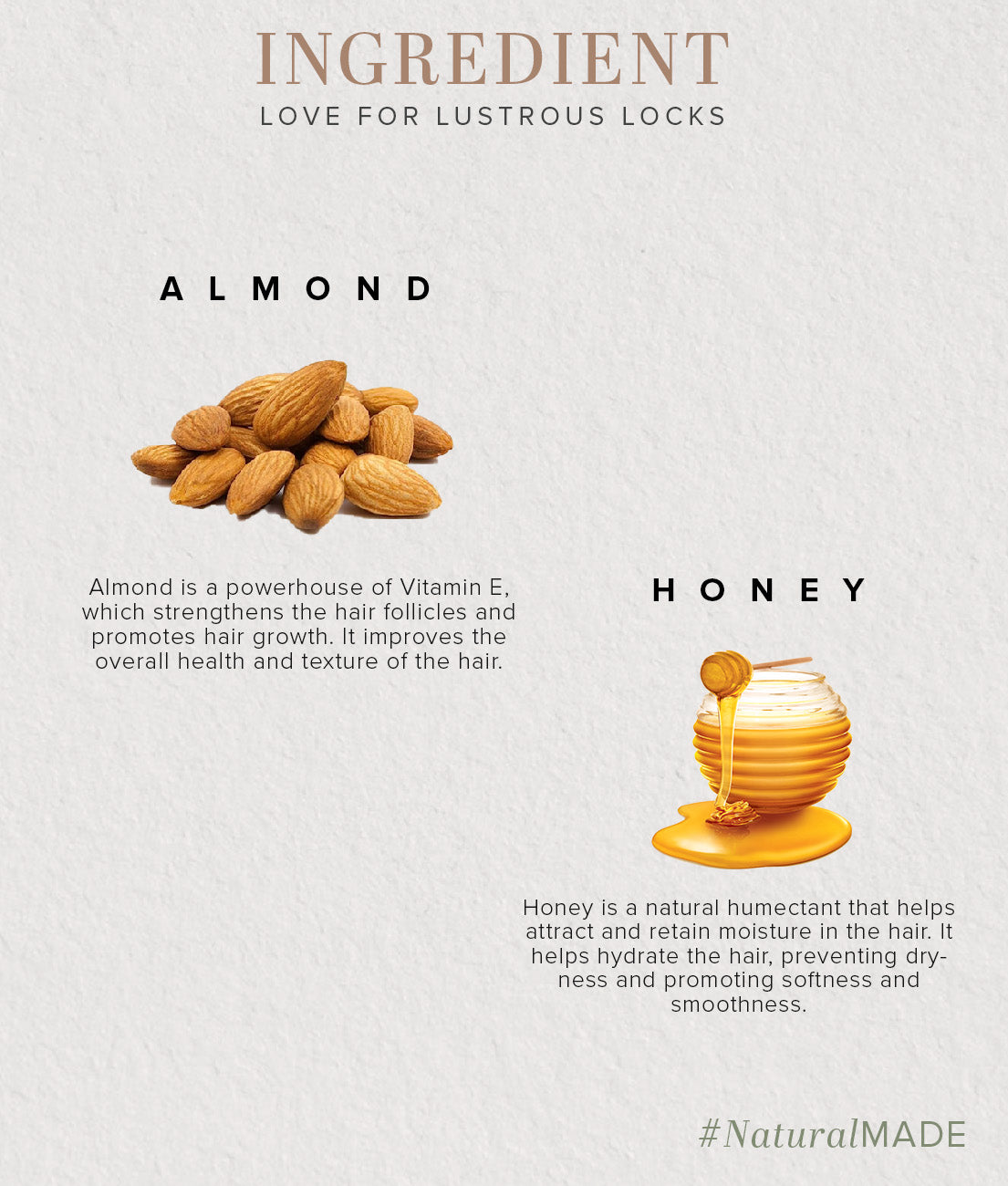 Khadi Natural Honey & Almond Hair Conditioner - 210ml