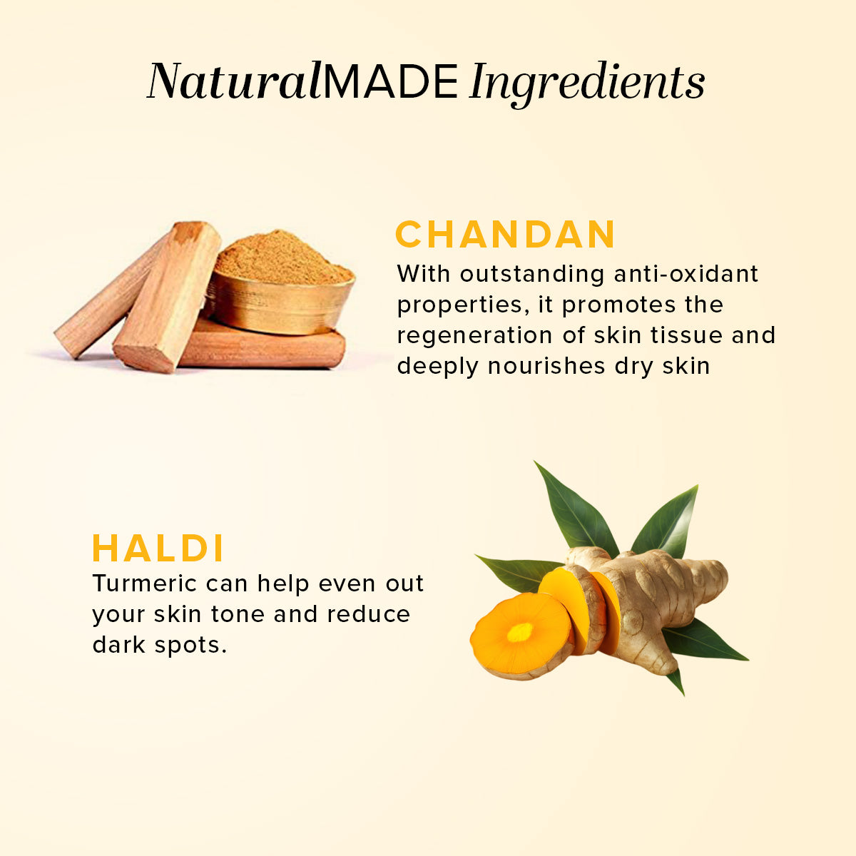 Khadi Natural Herbal Chandan Haldi Soap Combo Pack Of 3 ā 125gm Each