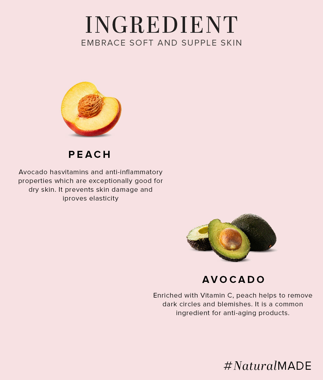 Khadi Natural Peach Avocado Moisturizer with SLS & Paraben Free - 210ml