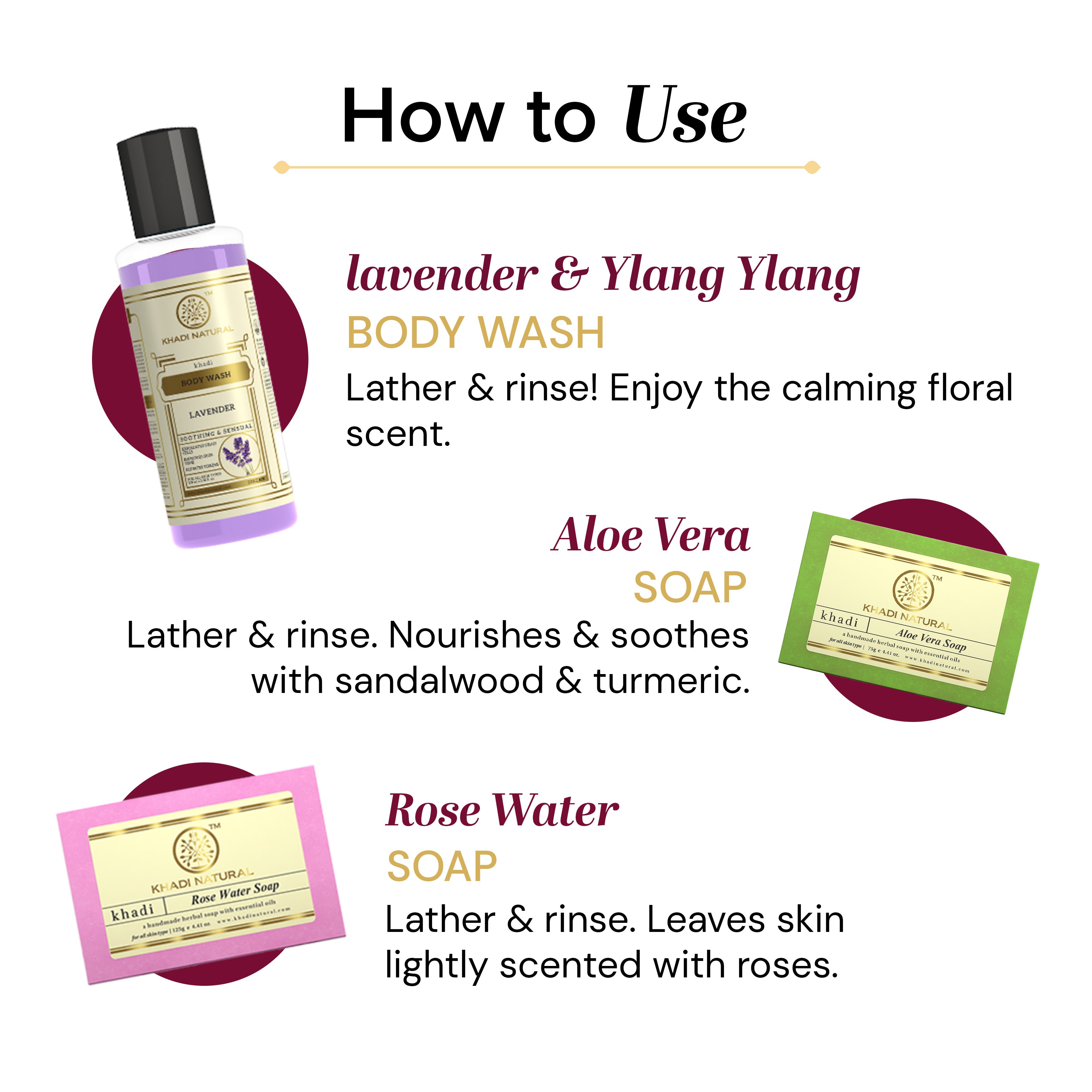 Khadi Natural Gift Box Combo Pack Of 6 Sale