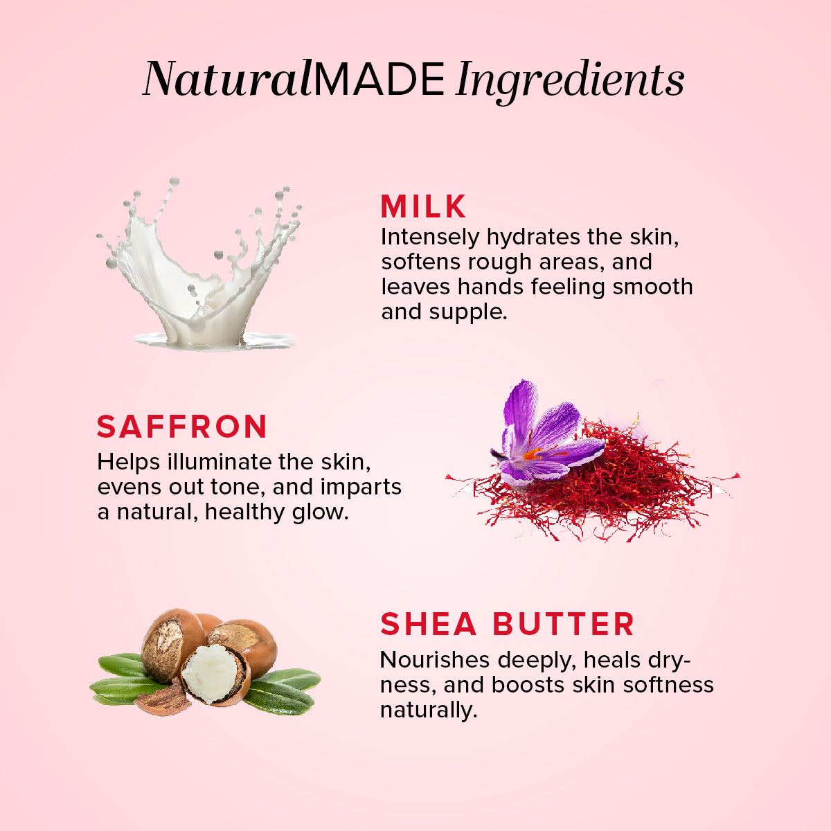 Khadi Natural Milk & Saffron Hand Cream - 50gm