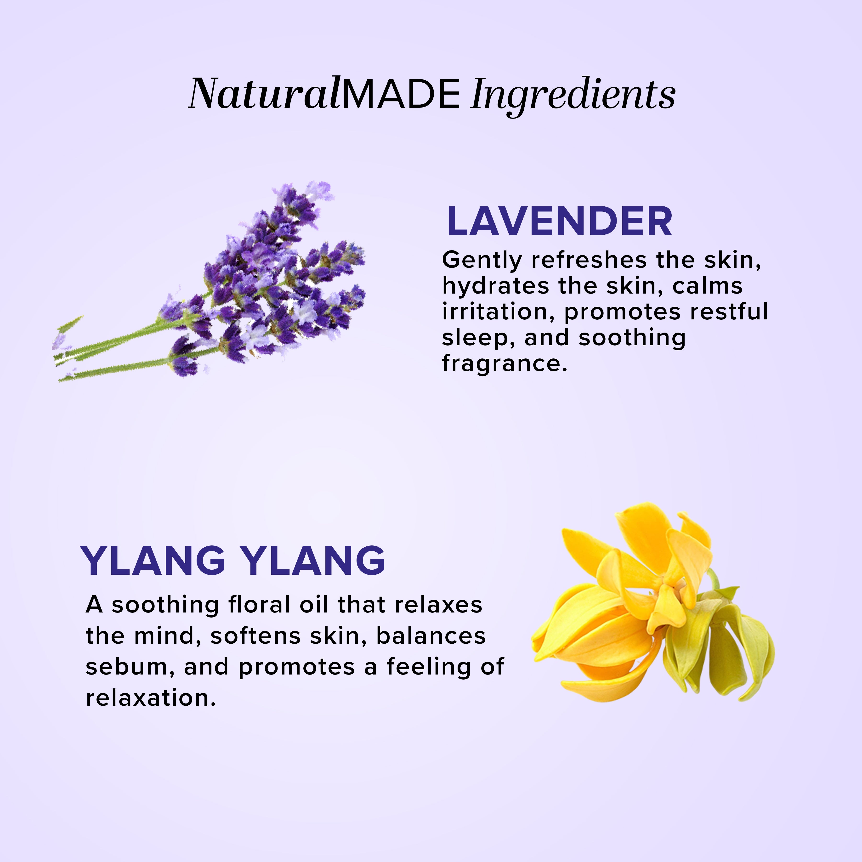 Khadi Natural Lavender & Ylang Ylang Massage Oil Paraben Mineral Oil Free - 210ml