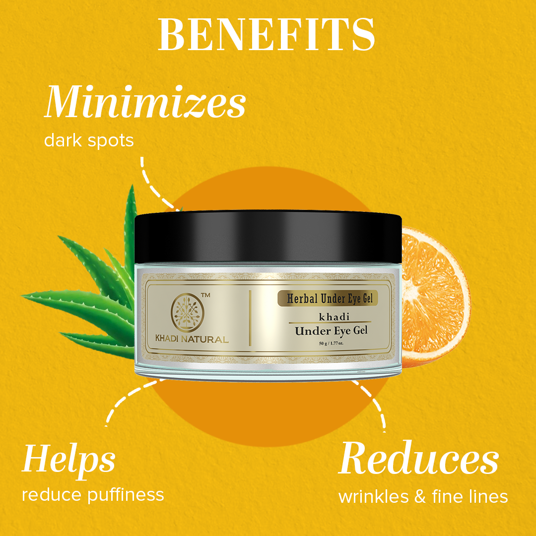 Khadi Natural Under Eye Gel - 50gm Sale