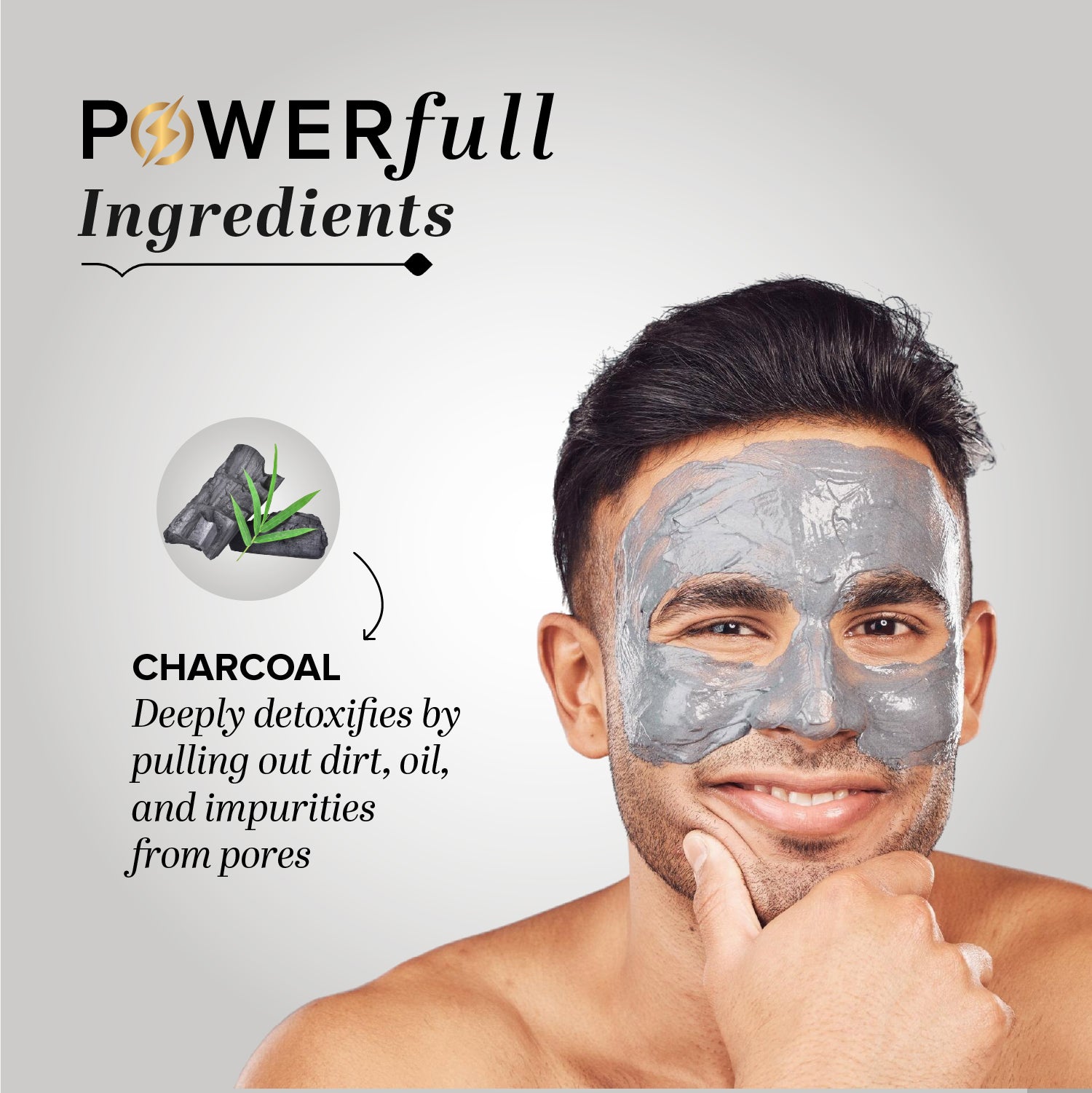 Khadi Natural Activated Bamboo Charcoal Peel Off Mask - 100gm