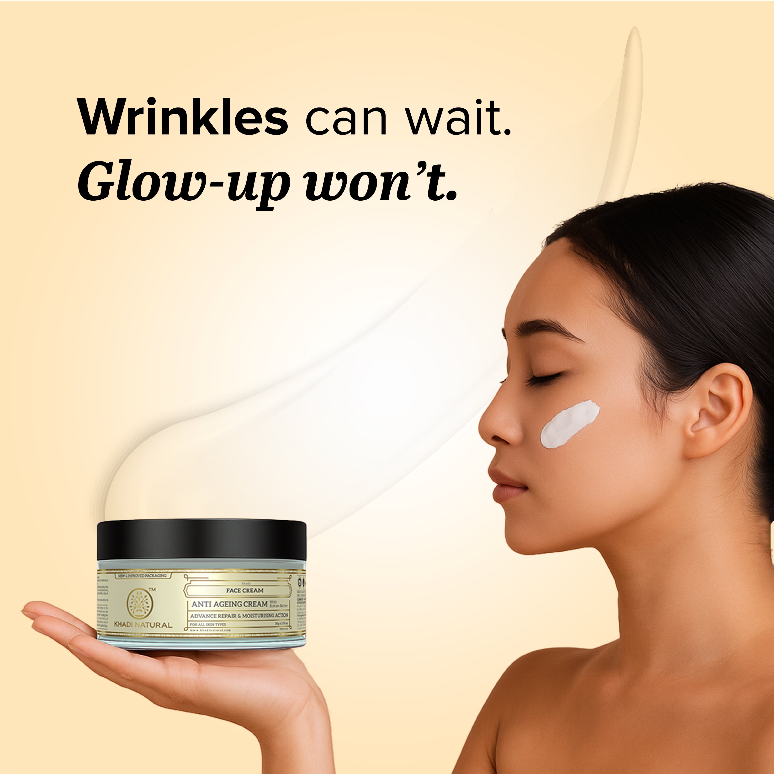 Khadi Natural Herbal Anti Ageing Cream - 50gm