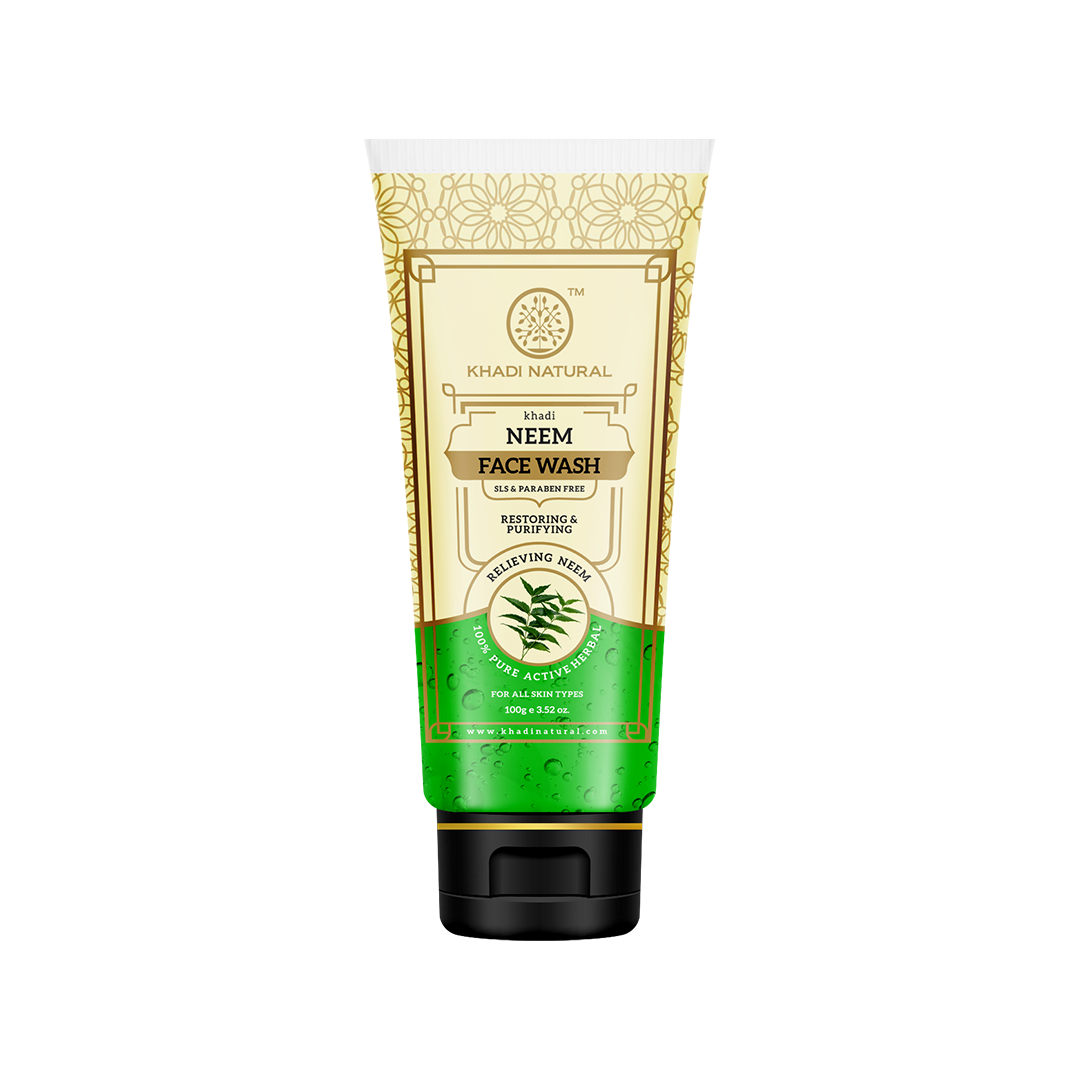 Khadi Natural Neem Face Wash SLS & Paraben Free - 100gm