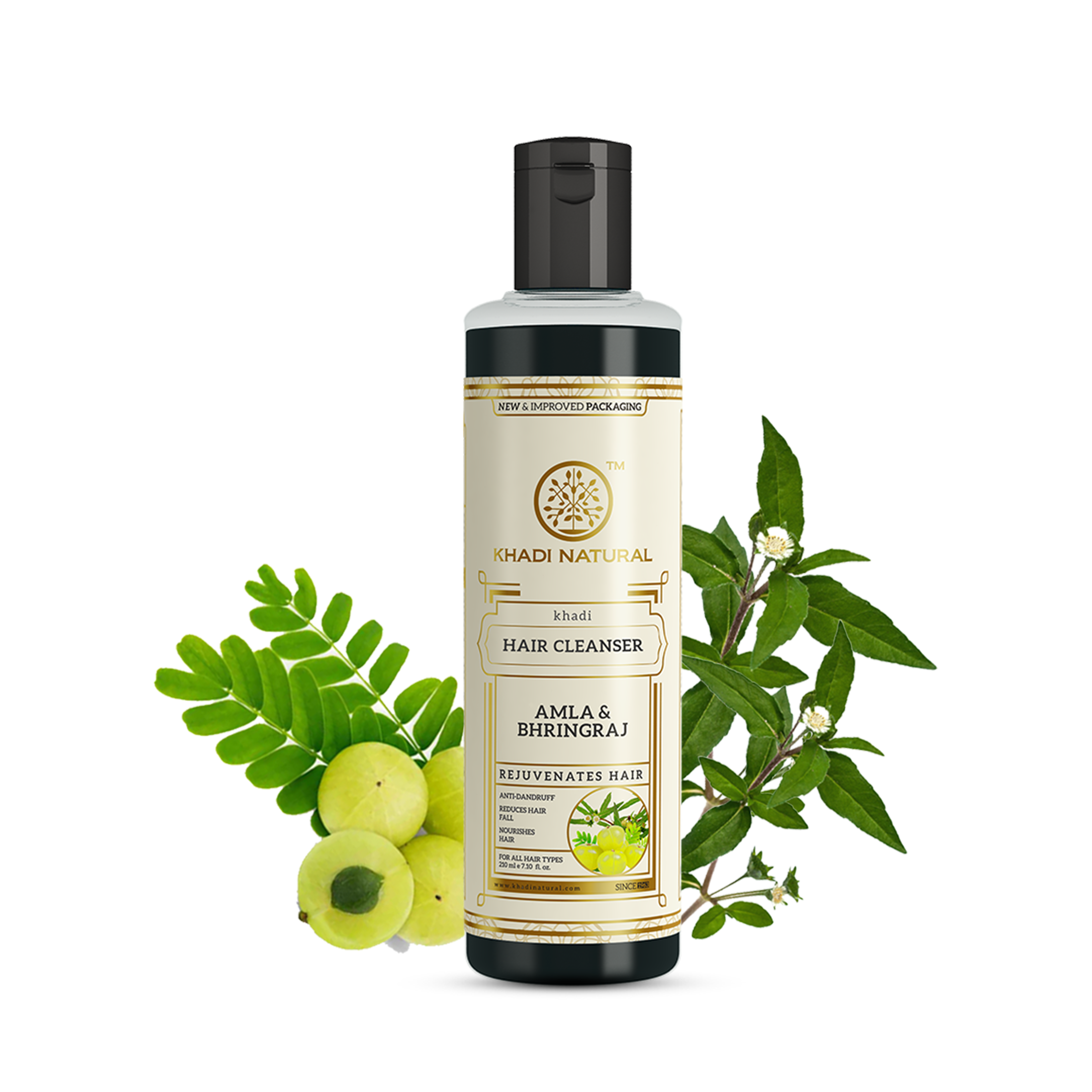 Khadi Natural Amla & Bhringraj Hair Cleanser - 210ml