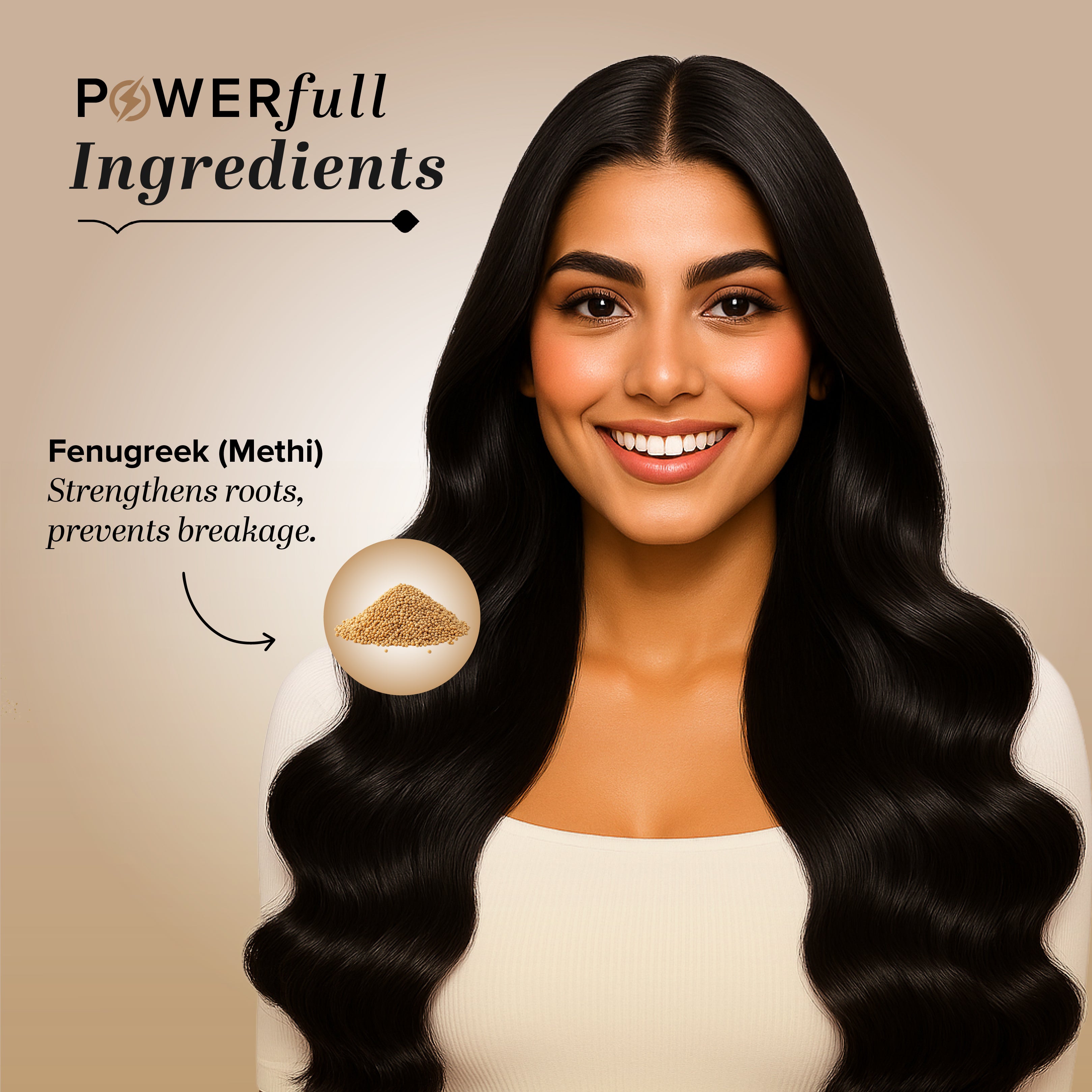 Khadi Natural Organic Fenugreek Seed Powder For Hair Care 100% Natural - 100gm