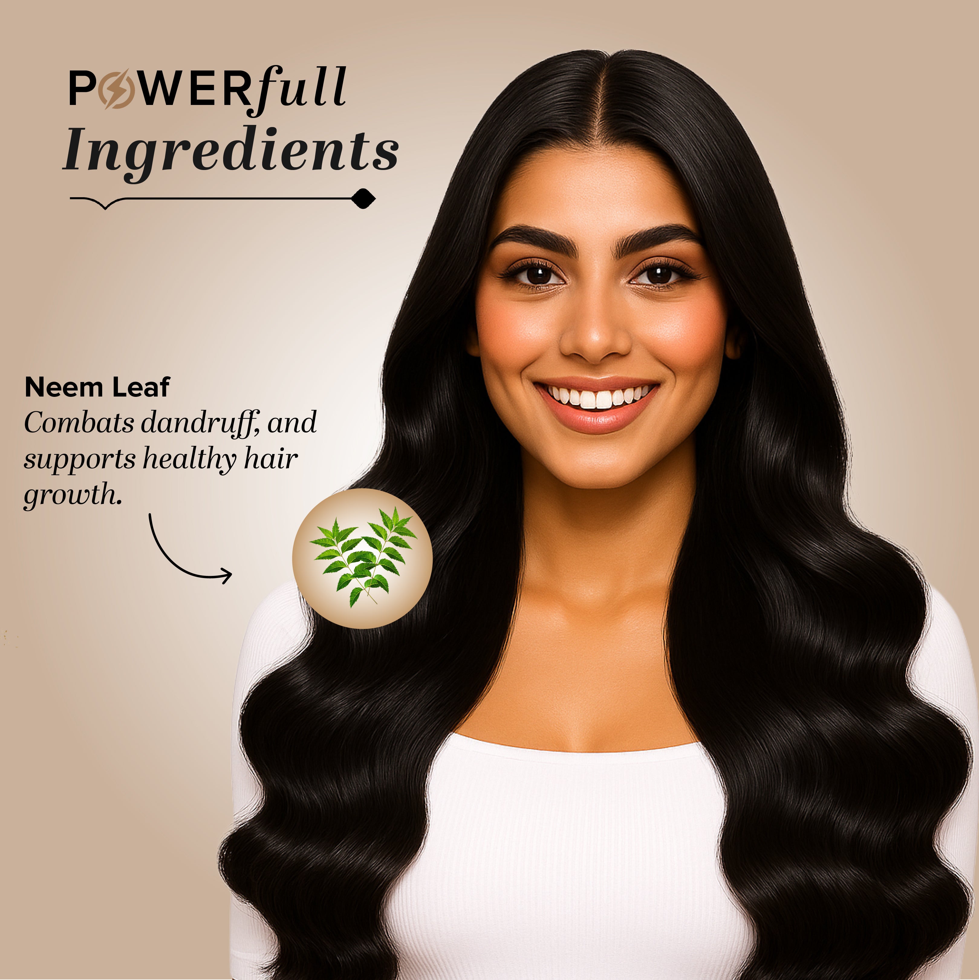 Khadi Natural Organic Neem Leaf Powder For Hair - 100% Natural - 100gm