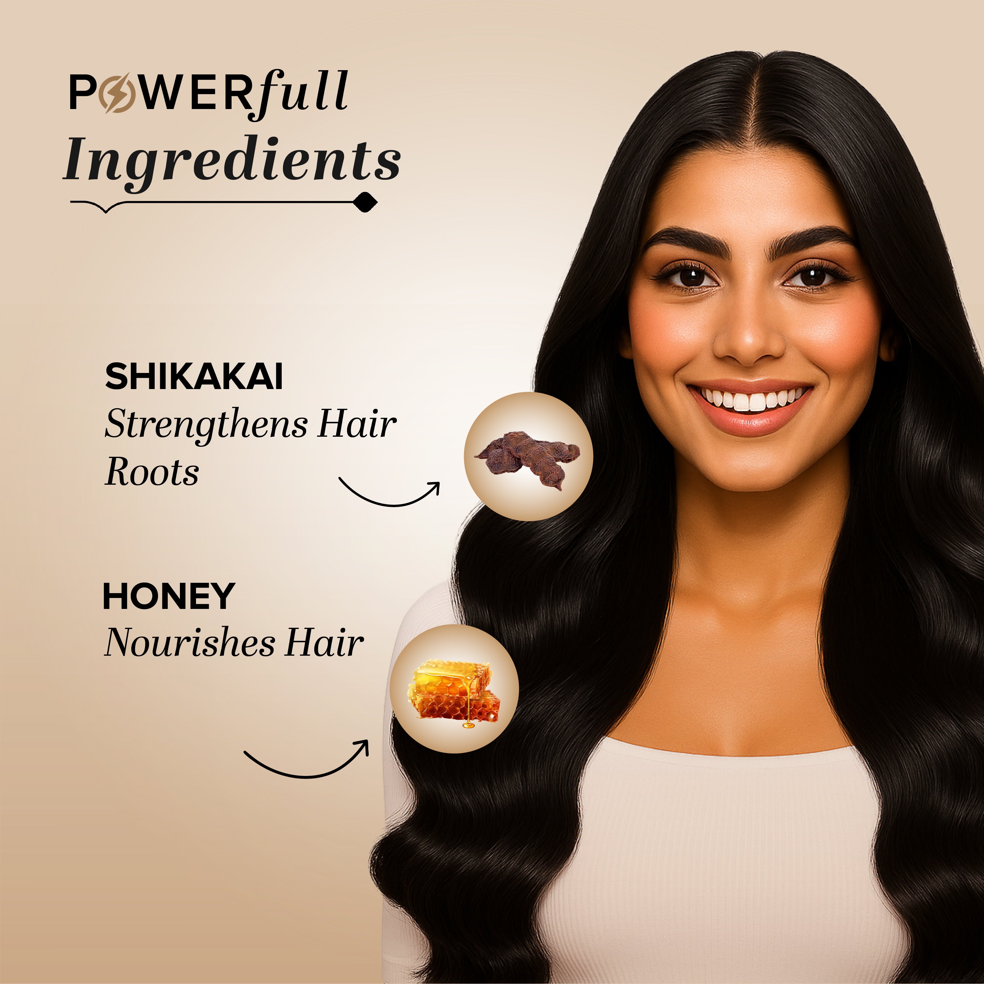 Khadi Natural Shikakai & Honey Hair Conditioner-Powered Botanics - 310ml