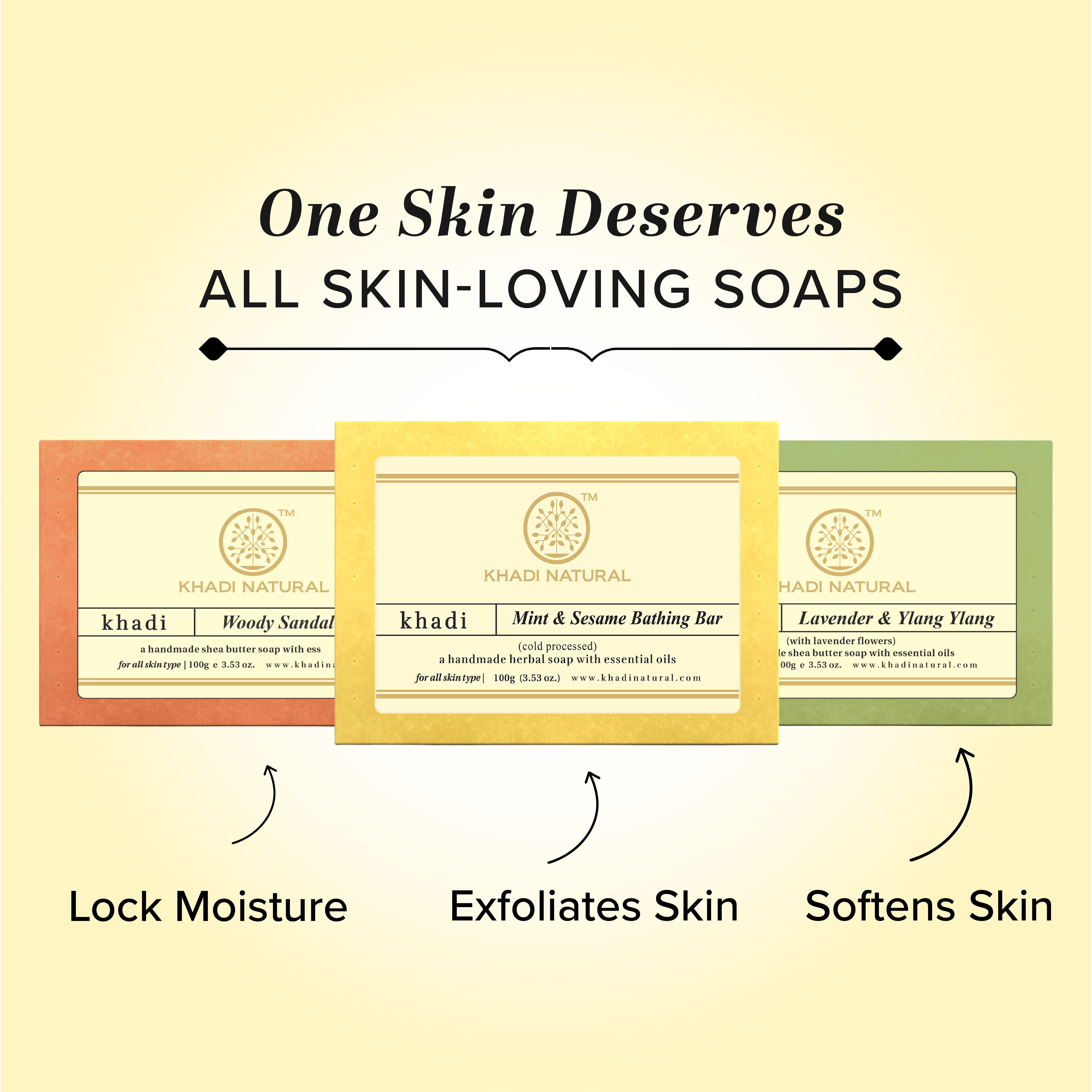 Khadi Natural Mint & Sesame Seeds Soap - 100gm